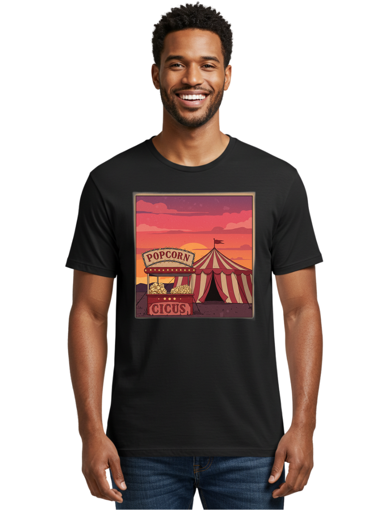 Popcorn-Cicus Men'S Graphic Tee, 100% Cotton, Comfortable Casual Summer Wear, Machine Washable, Vintage Camera, Old Camera, Antique Camera, Black Camera, Classic Photography, Photography Equipment, Nostalgic Device, Film Camera, Camera Art Baj700 26