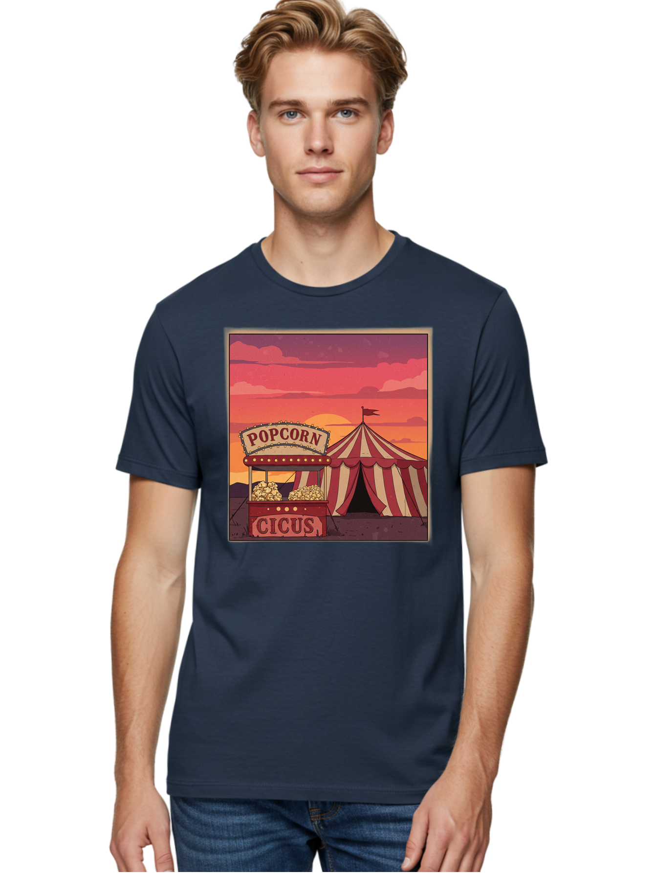 Popcorn-Cicus Men'S Graphic Tee, 100% Cotton, Comfortable Casual Summer Wear, Machine Washable, Vintage Camera, Old Camera, Antique Camera, Black Camera, Classic Photography, Photography Equipment, Nostalgic Device, Film Camera, Camera Art Baj700 24