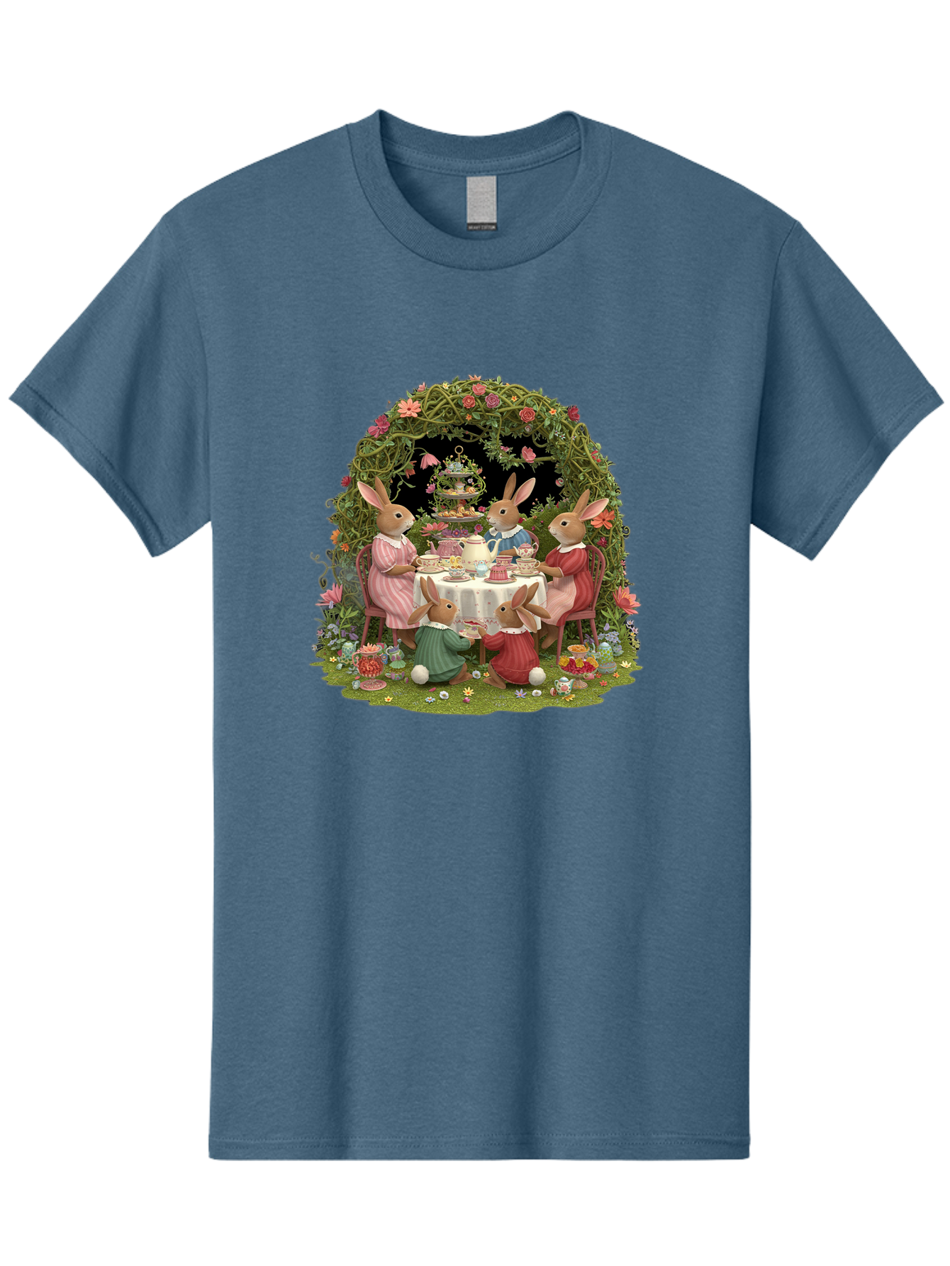 Rabbit-Family-Tea-Party Men'S Graphic Tee, 100% Cotton, Comfortable Casual Summer Wear, Machine Washable, Vintage Camera, Old Camera, Antique Camera, Black Camera, Classic Photography, Photography Equipment, Nostalgic Device, Film Camera, Baj720 11