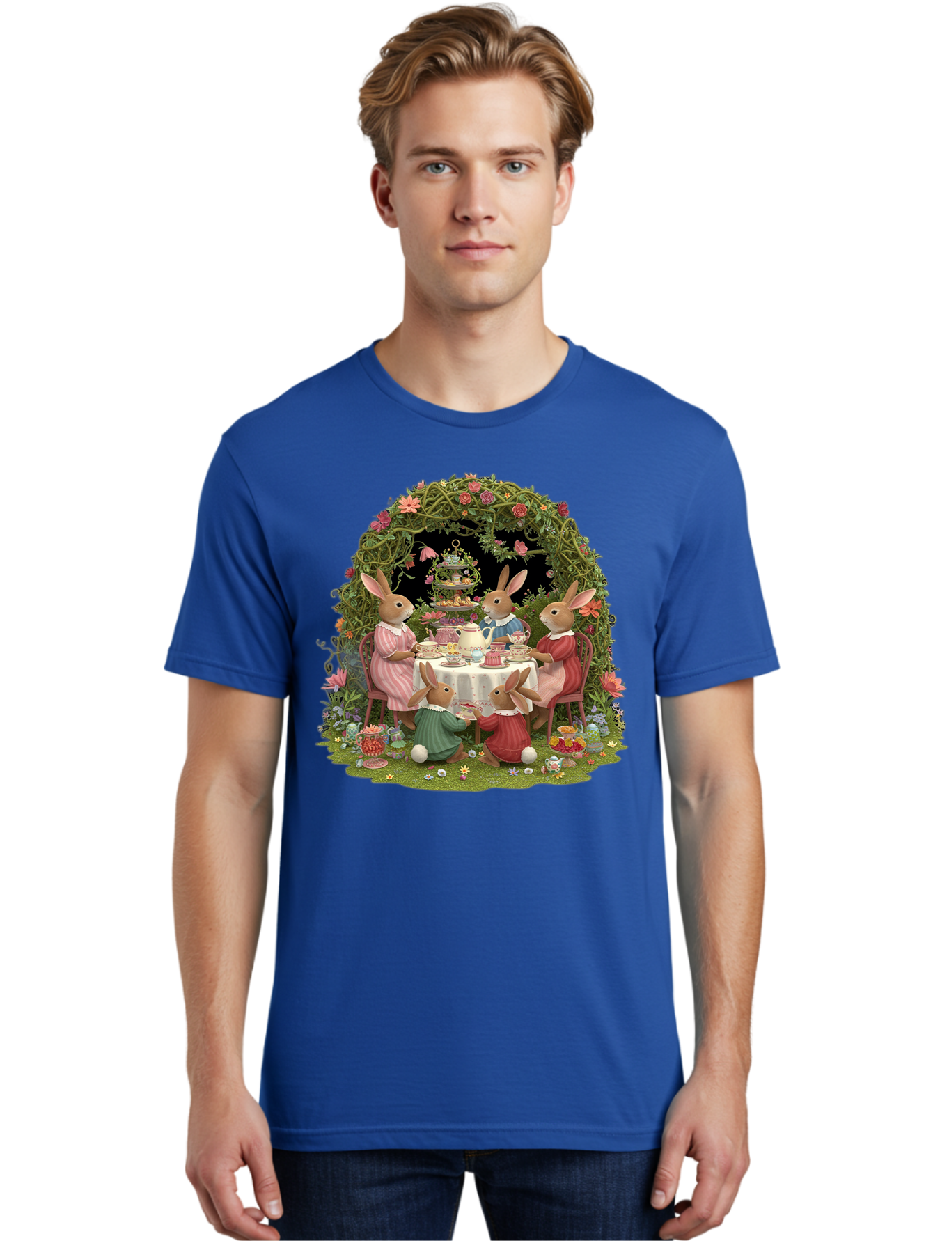Rabbit-Family-Tea-Party Men'S Graphic Tee, 100% Cotton, Comfortable Casual Summer Wear, Machine Washable, Vintage Camera, Old Camera, Antique Camera, Black Camera, Classic Photography, Photography Equipment, Nostalgic Device, Film Camera, Baj720 19