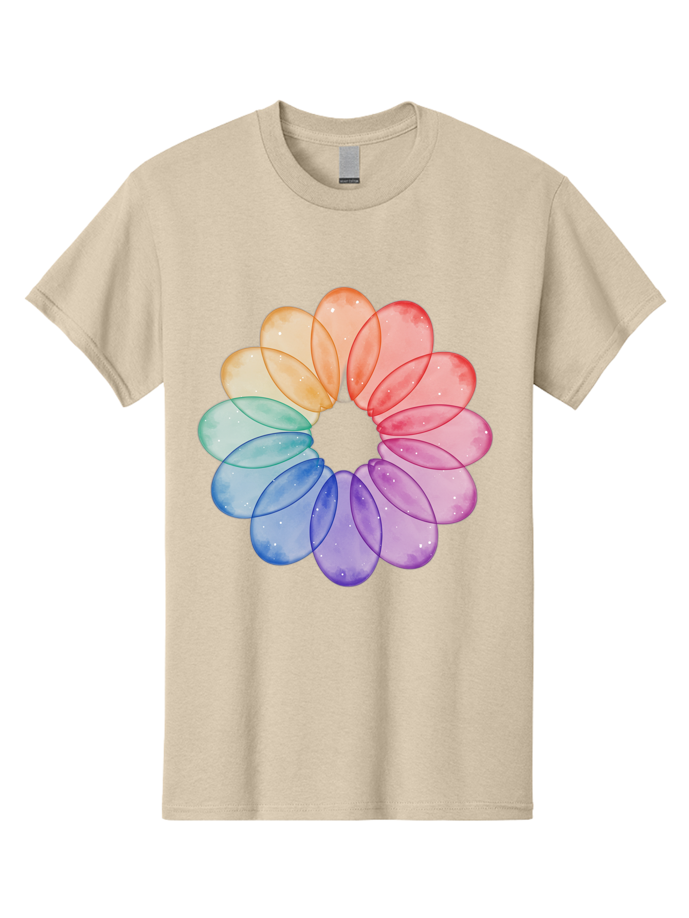 Rainbow-Flower-Petals Men'S Graphic Tee, 100% Cotton, Comfortable Casual Summer Wear, Machine Washable, Vintage Camera, Old Camera, Antique Camera, Black Camera, Classic Photography, Photography Equipment, Nostalgic Device, Film Camera, Baj728 3