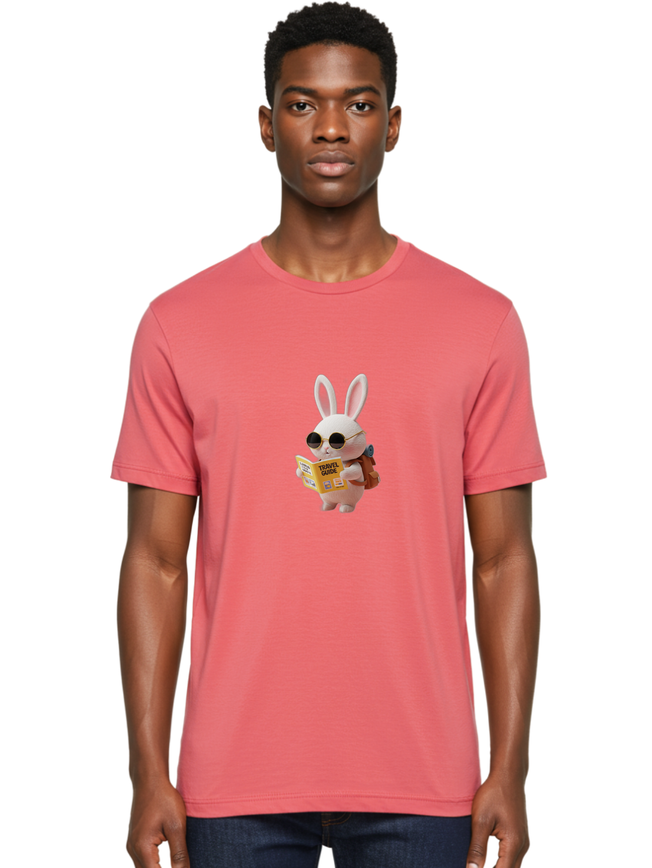 Travel-Guide-Rabbit Men'S Graphic Tee, 100% Cotton, Comfortable Casual Summer Wear, Machine Washable, Vintage Camera, Old Camera, Antique Camera, Black Camera, Classic Photography, Photography Equipment, Nostalgic Device, Film Camera, Baj825 16