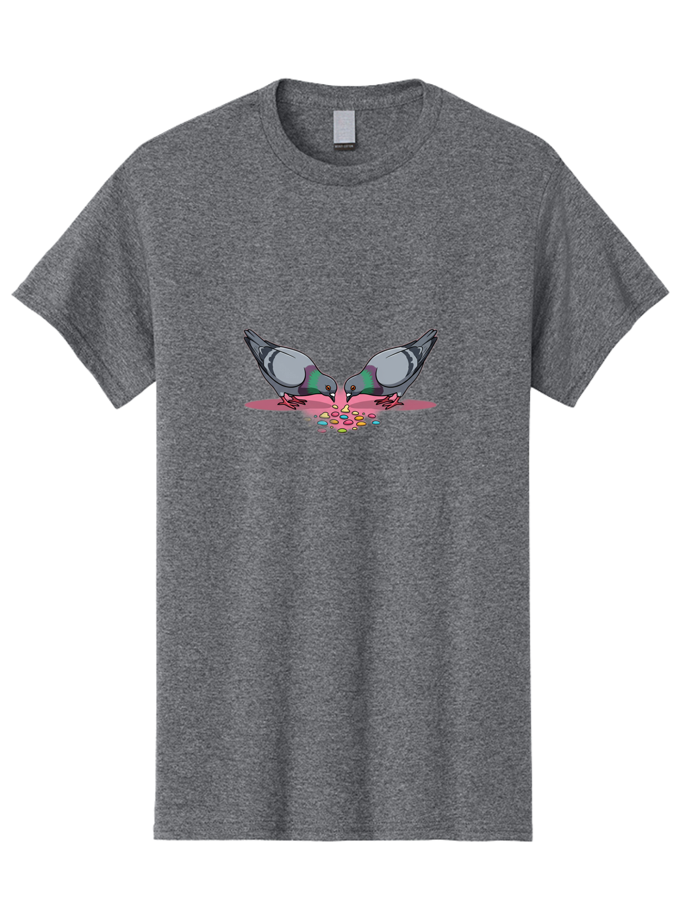 Two-Pigeons-Sharing-Food Men'S Graphic Tee, 100% Cotton, Comfortable Casual Summer Wear, Machine Washable, Vintage Camera, Old Camera, Antique Camera, Black Camera, Classic Photography, Photography Equipment, Nostalgic Device, Film Camera, Baj834 3