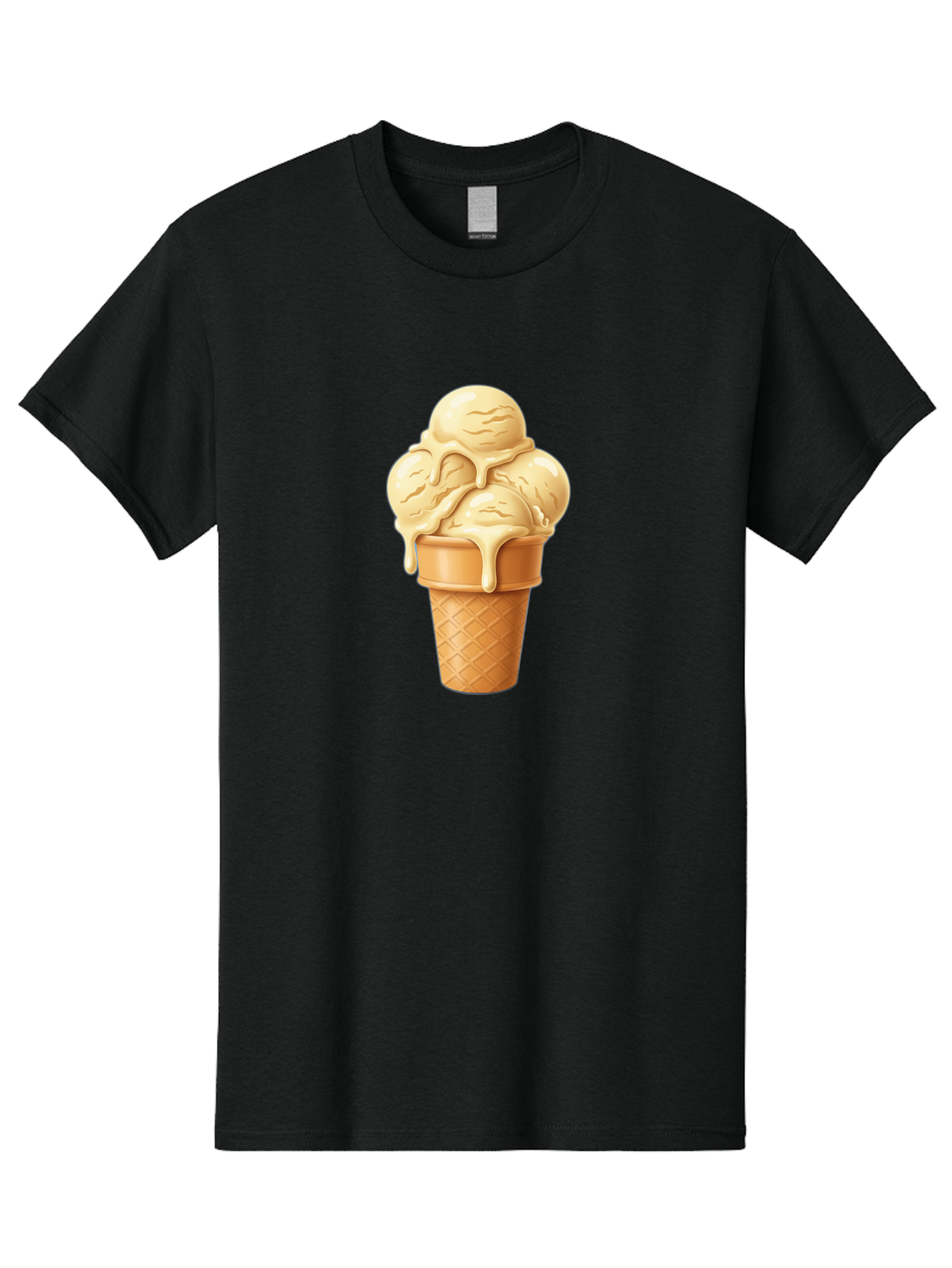 Vanilla-Ice-Cream Men'S Graphic Tee, 100% Cotton, Comfortable Casual Summer Wear, Machine Washable, Vintage Camera, Old Camera, Antique Camera, Black Camera, Classic Photography, Photography Equipment, Nostalgic Device, Film Camera, Camera Art Baj836 1