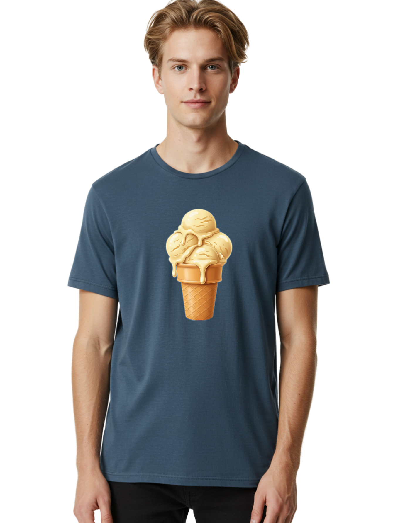 Vanilla-Ice-Cream Men'S Graphic Tee, 100% Cotton, Comfortable Casual Summer Wear, Machine Washable, Vintage Camera, Old Camera, Antique Camera, Black Camera, Classic Photography, Photography Equipment, Nostalgic Device, Film Camera, Camera Art Baj836 18