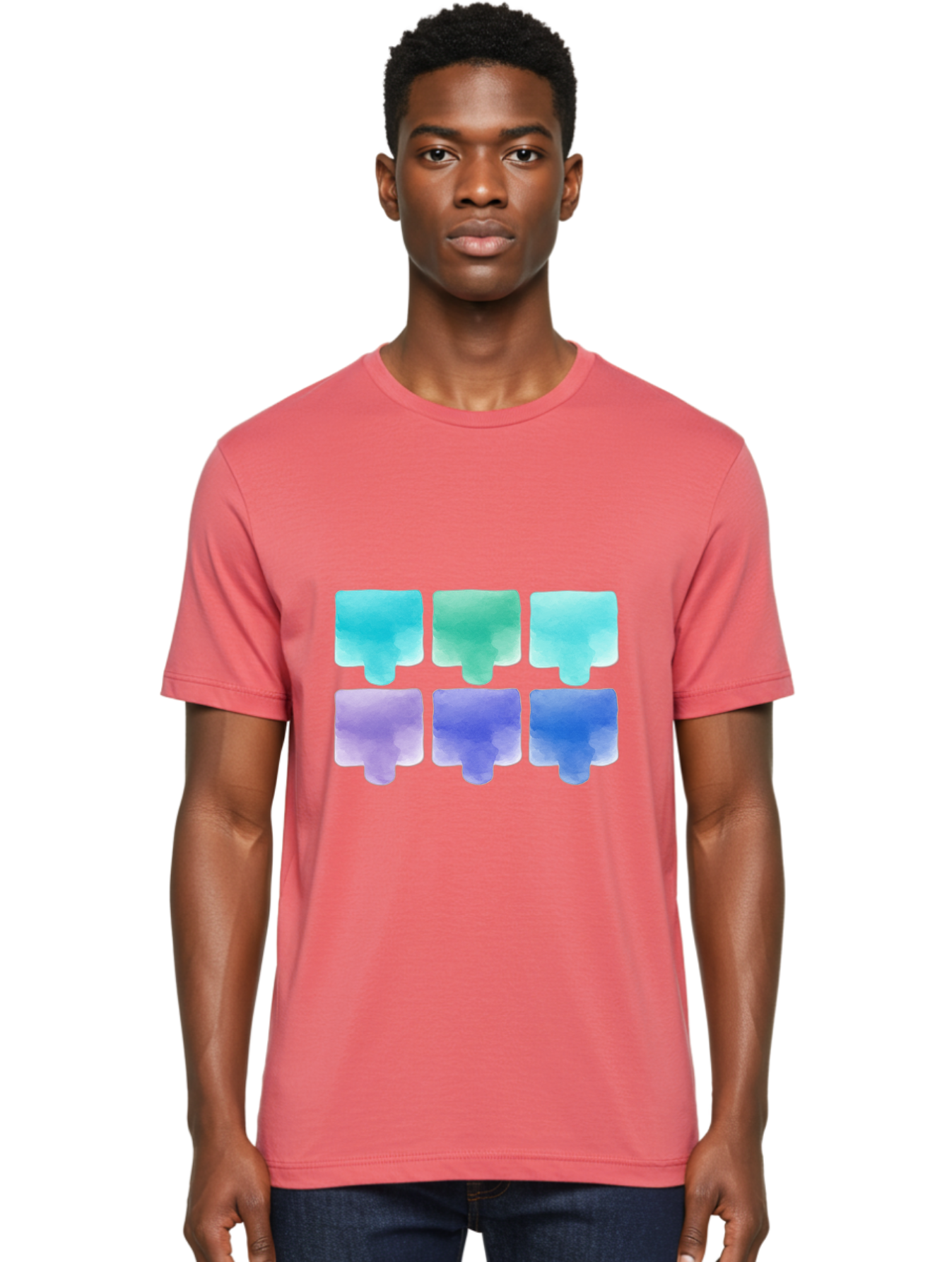 Watercolor-Popsicles Men'S Graphic Tee, 100% Cotton, Comfortable Casual Summer Wear, Machine Washable, Vintage Camera, Old Camera, Antique Camera, Black Camera, Classic Photography, Photography Equipment, Nostalgic Device, Film Camera, Baj868 18