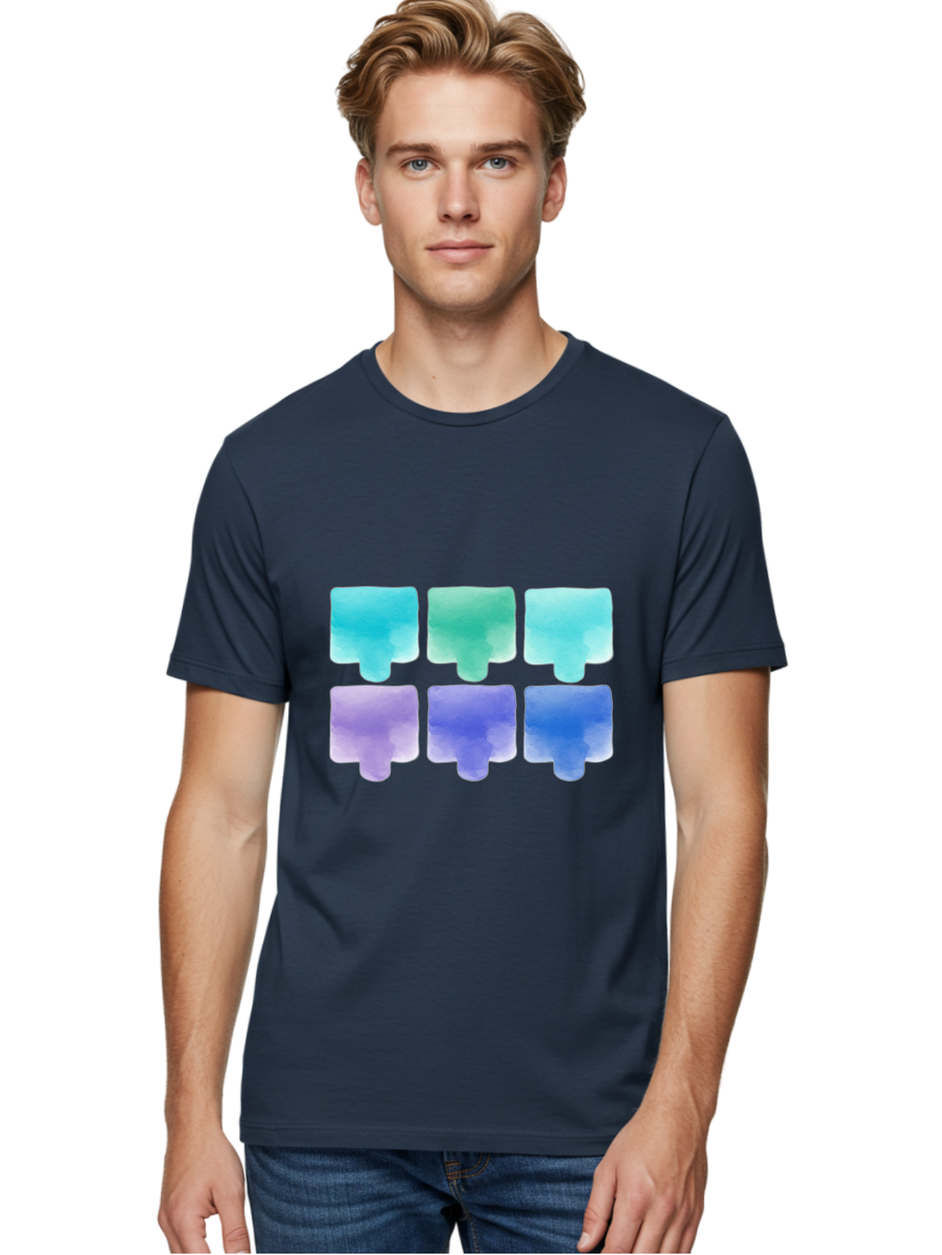 Watercolor-Popsicles Men'S Graphic Tee, 100% Cotton, Comfortable Casual Summer Wear, Machine Washable, Vintage Camera, Old Camera, Antique Camera, Black Camera, Classic Photography, Photography Equipment, Nostalgic Device, Film Camera, Baj868 28