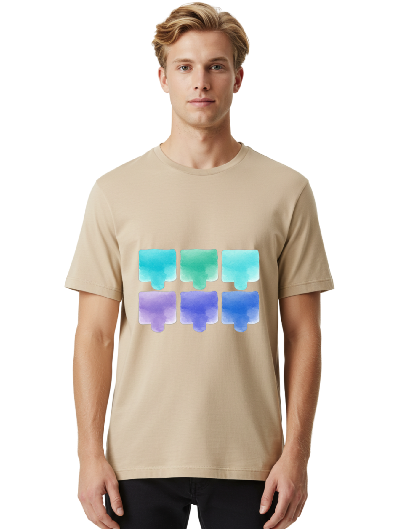 Watercolor-Popsicles Men'S Graphic Tee, 100% Cotton, Comfortable Casual Summer Wear, Machine Washable, Vintage Camera, Old Camera, Antique Camera, Black Camera, Classic Photography, Photography Equipment, Nostalgic Device, Film Camera, Baj868 29