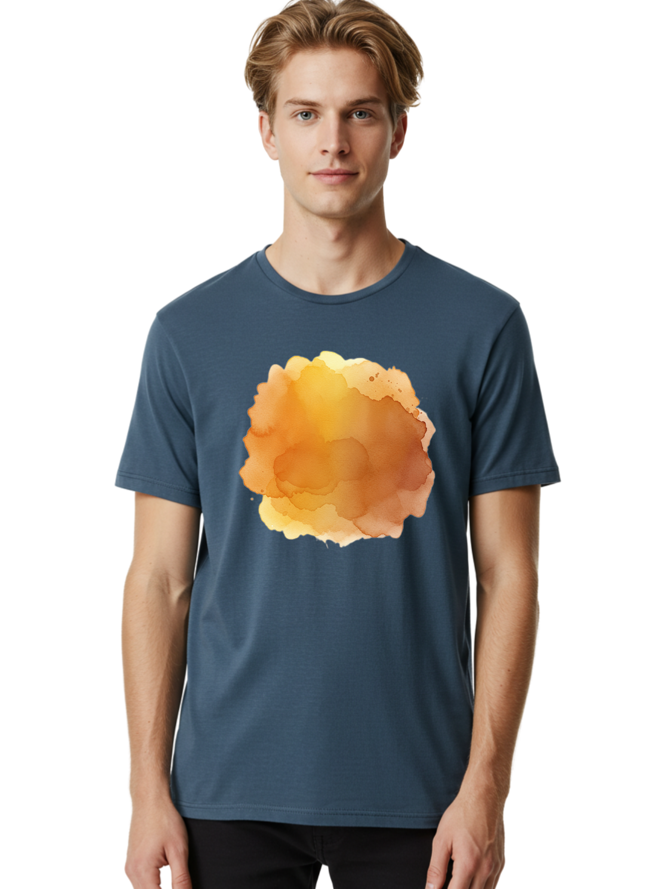 Watercolor-Stain Men'S Graphic Tee, 100% Cotton, Comfortable Casual Summer Wear, Machine Washable, Vintage Camera, Old Camera, Antique Camera, Black Camera, Classic Photography, Photography Equipment, Nostalgic Device, Film Camera, Camera Art Baj870 19