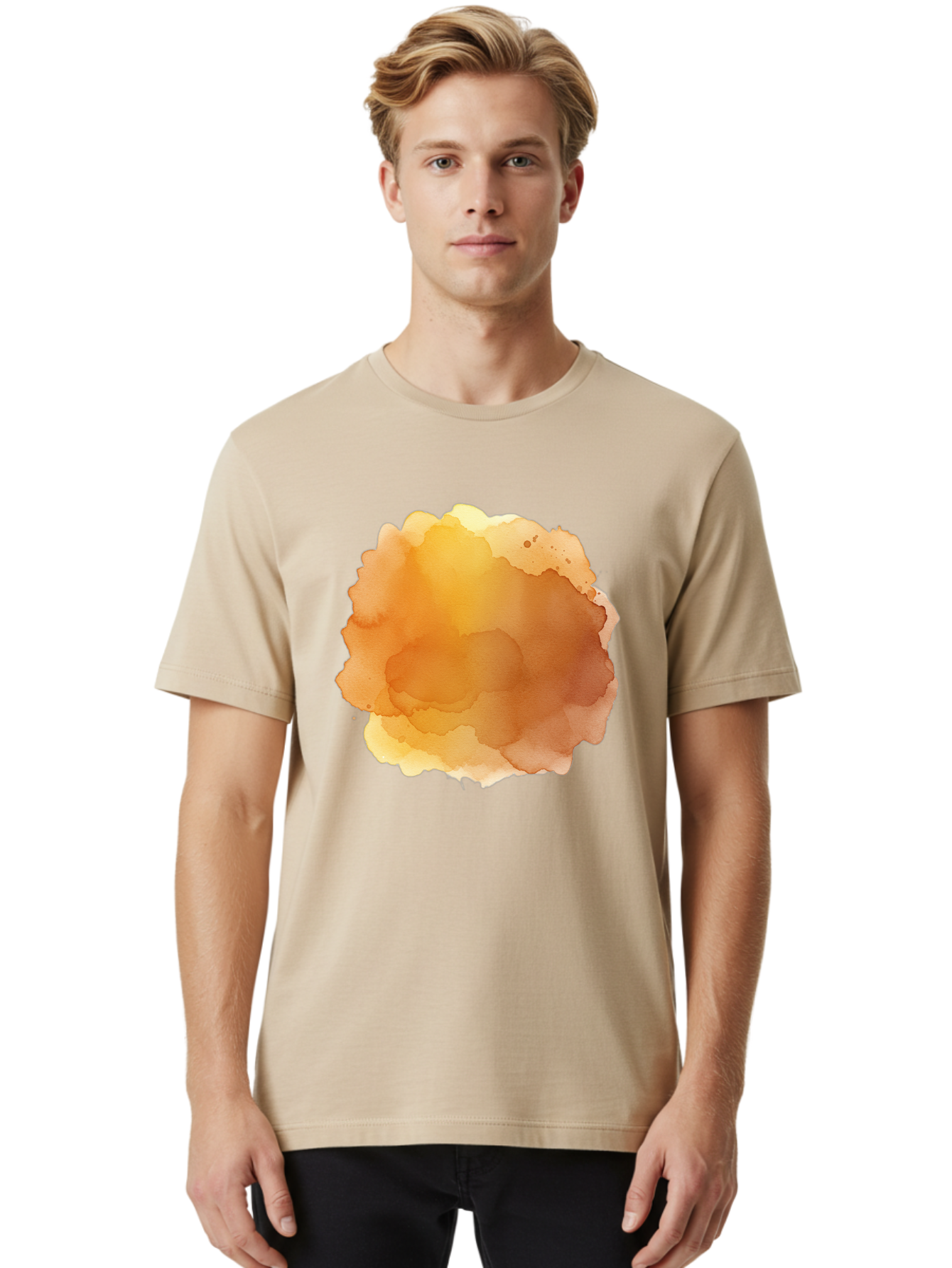 Watercolor-Stain Men'S Graphic Tee, 100% Cotton, Comfortable Casual Summer Wear, Machine Washable, Vintage Camera, Old Camera, Antique Camera, Black Camera, Classic Photography, Photography Equipment, Nostalgic Device, Film Camera, Camera Art Baj870 29