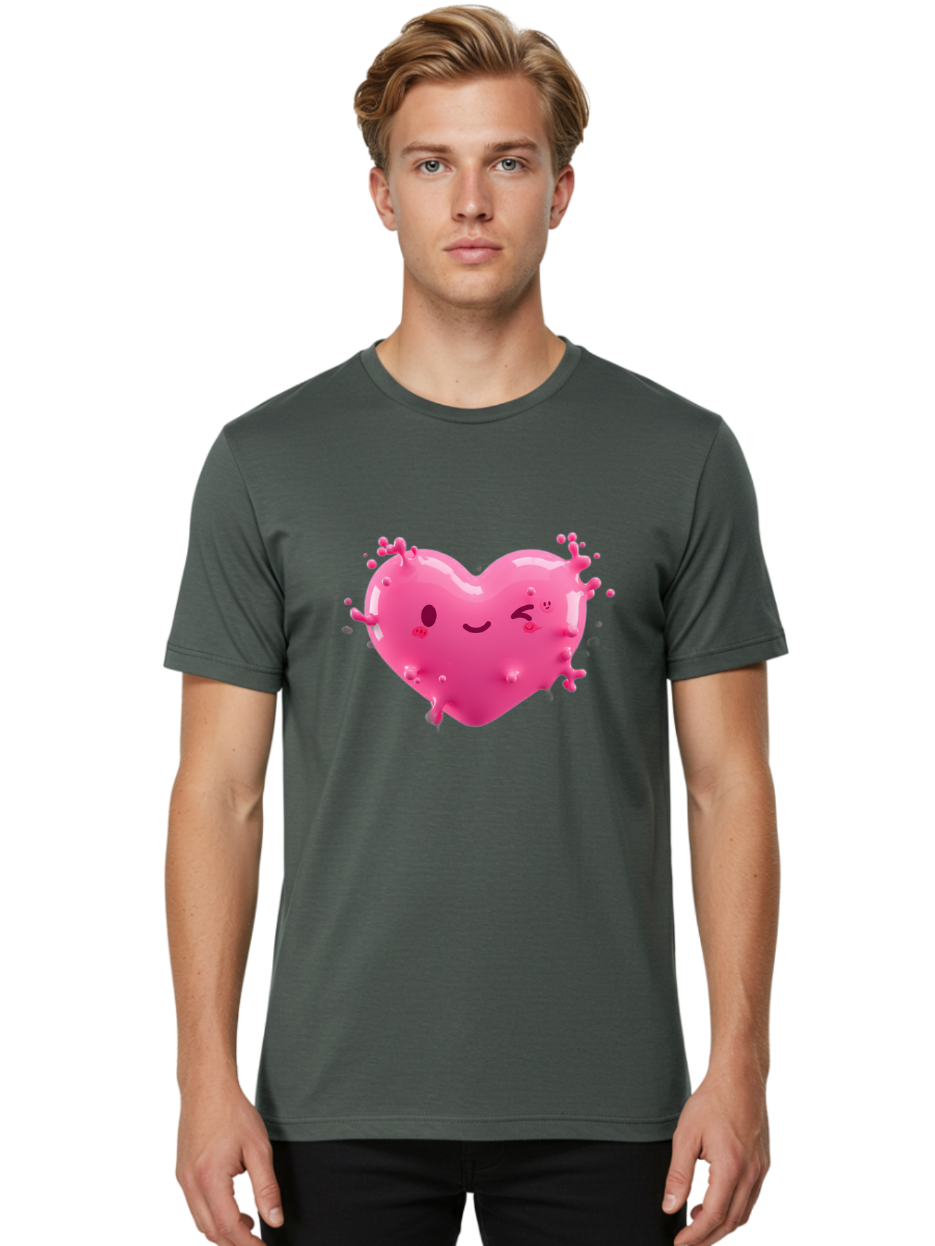 Winking-Heart Men'S Graphic Tee, 100% Cotton, Comfortable Casual Summer Wear, Machine Washable, Vintage Camera, Old Camera, Antique Camera, Black Camera, Classic Photography, Photography Equipment, Nostalgic Device, Film Camera, Camera Art Baj873 28
