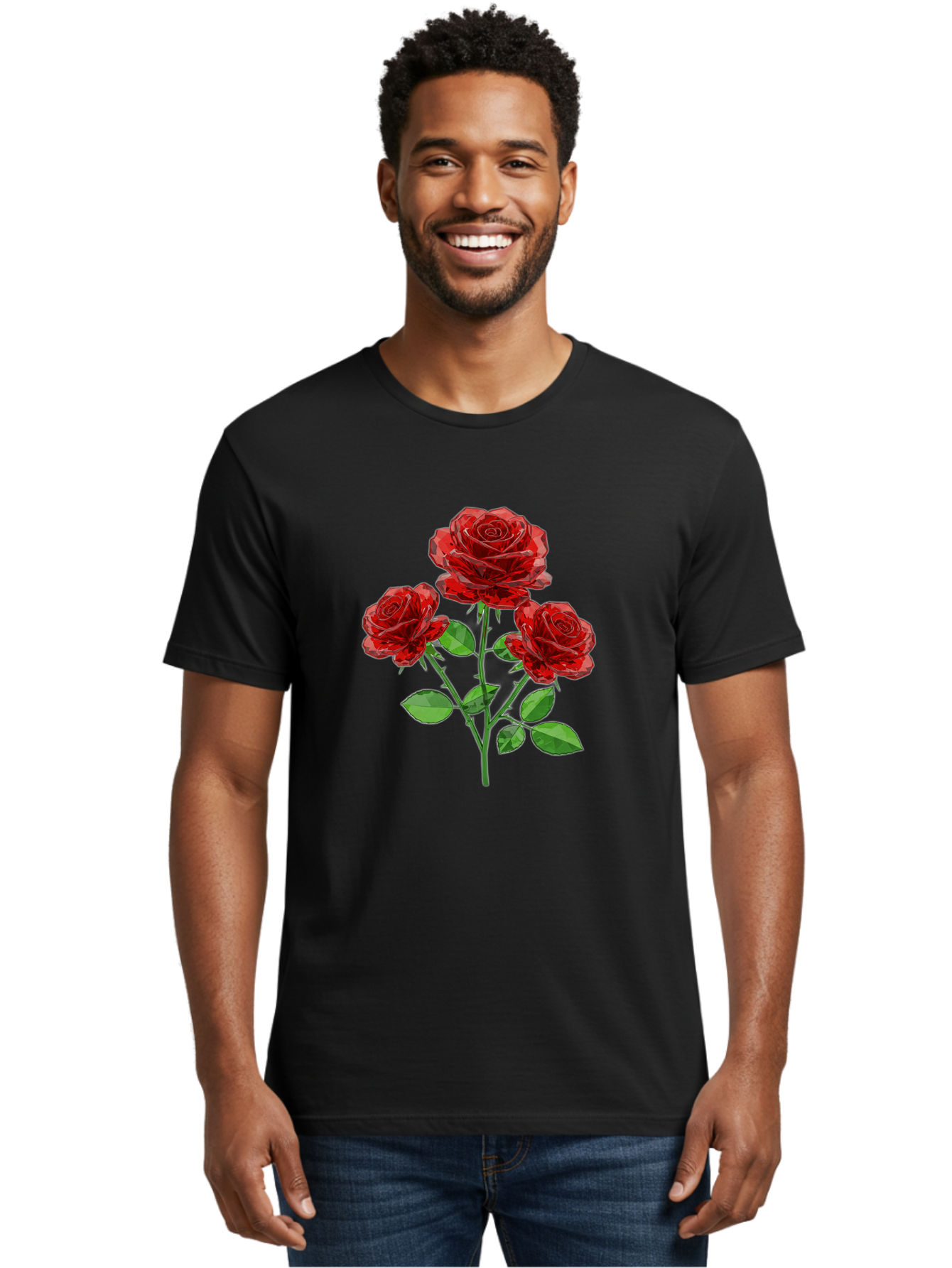 3-Red-Roses Men'S Graphic Tee, 100% Cotton, Comfortable Casual Summer Wear, Machine Washable, Vintage Camera, Old Camera, Antique Camera, Black Camera, Classic Photography, Photography Equipment, Nostalgic Device, Film Camera, Camera Art Baj898 24