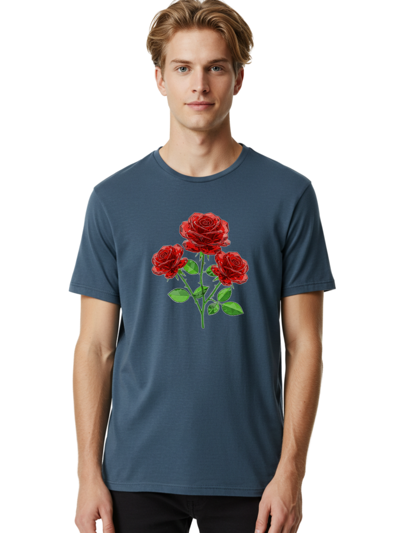 3-Red-Roses Men'S Graphic Tee, 100% Cotton, Comfortable Casual Summer Wear, Machine Washable, Vintage Camera, Old Camera, Antique Camera, Black Camera, Classic Photography, Photography Equipment, Nostalgic Device, Film Camera, Camera Art Baj898 18