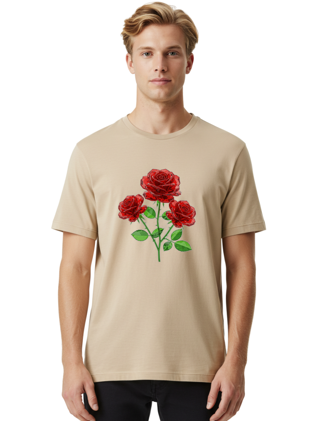 3-Red-Roses Men'S Graphic Tee, 100% Cotton, Comfortable Casual Summer Wear, Machine Washable, Vintage Camera, Old Camera, Antique Camera, Black Camera, Classic Photography, Photography Equipment, Nostalgic Device, Film Camera, Camera Art Baj898 27