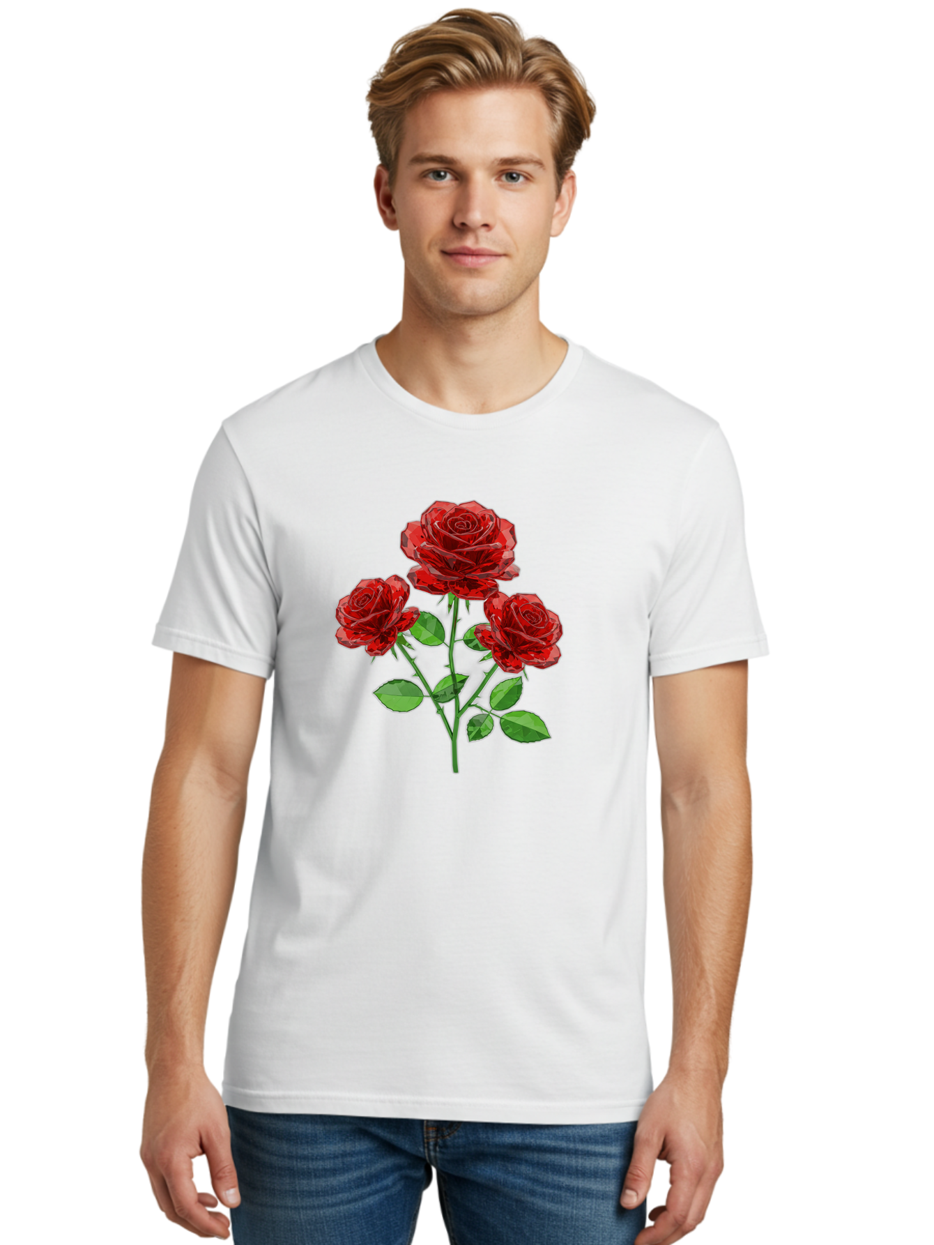 3-Red-Roses Men'S Graphic Tee, 100% Cotton, Comfortable Casual Summer Wear, Machine Washable, Vintage Camera, Old Camera, Antique Camera, Black Camera, Classic Photography, Photography Equipment, Nostalgic Device, Film Camera, Camera Art Baj898 28