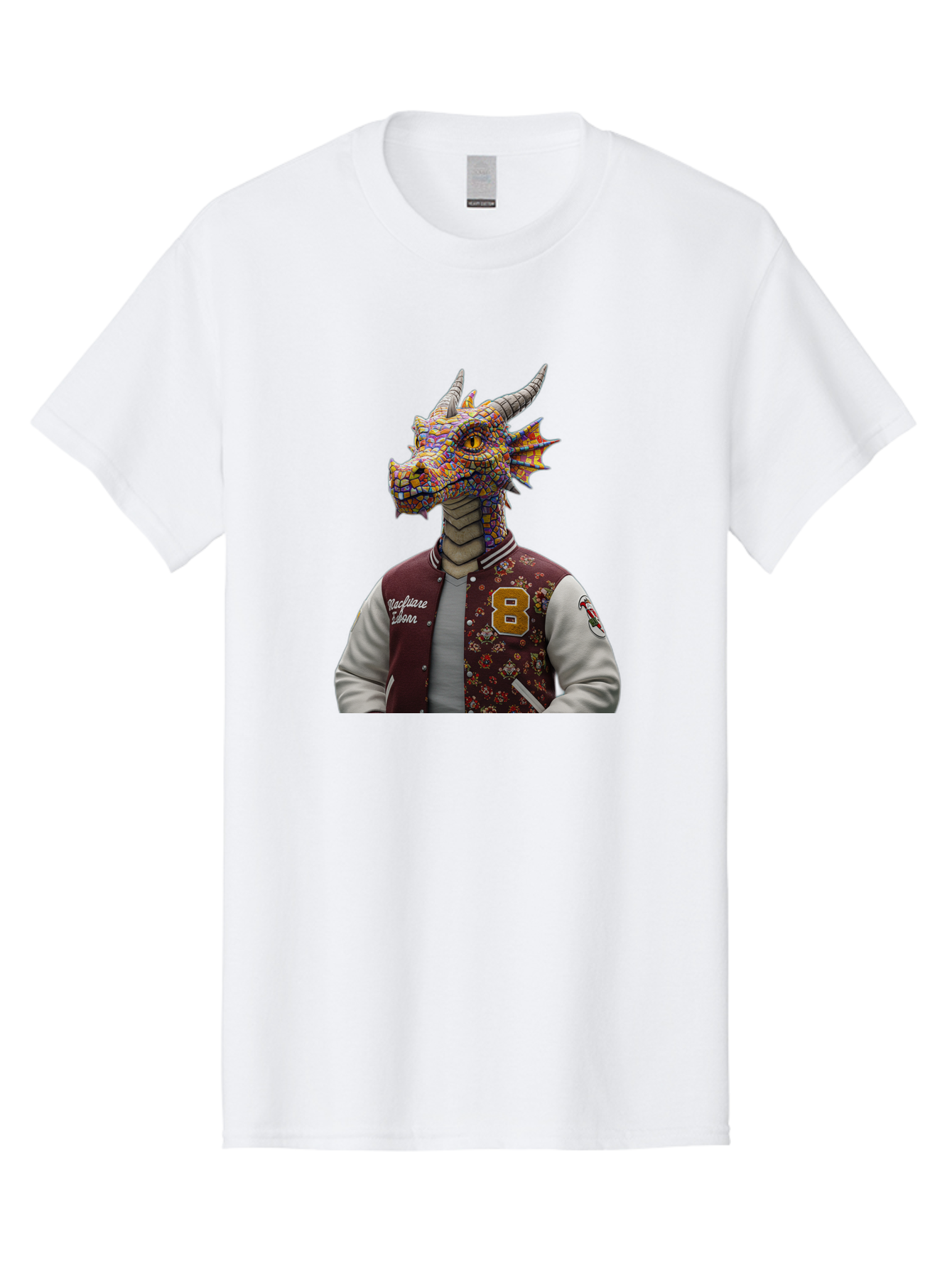 8-Dragon-Jacket Men'S Graphic Tee, 100% Cotton, Comfortable Casual Summer Wear, Machine Washable, Vintage Camera, Old Camera, Antique Camera, Black Camera, Classic Photography, Photography Equipment, Nostalgic Device, Film Camera, Camera Art Baj904 7