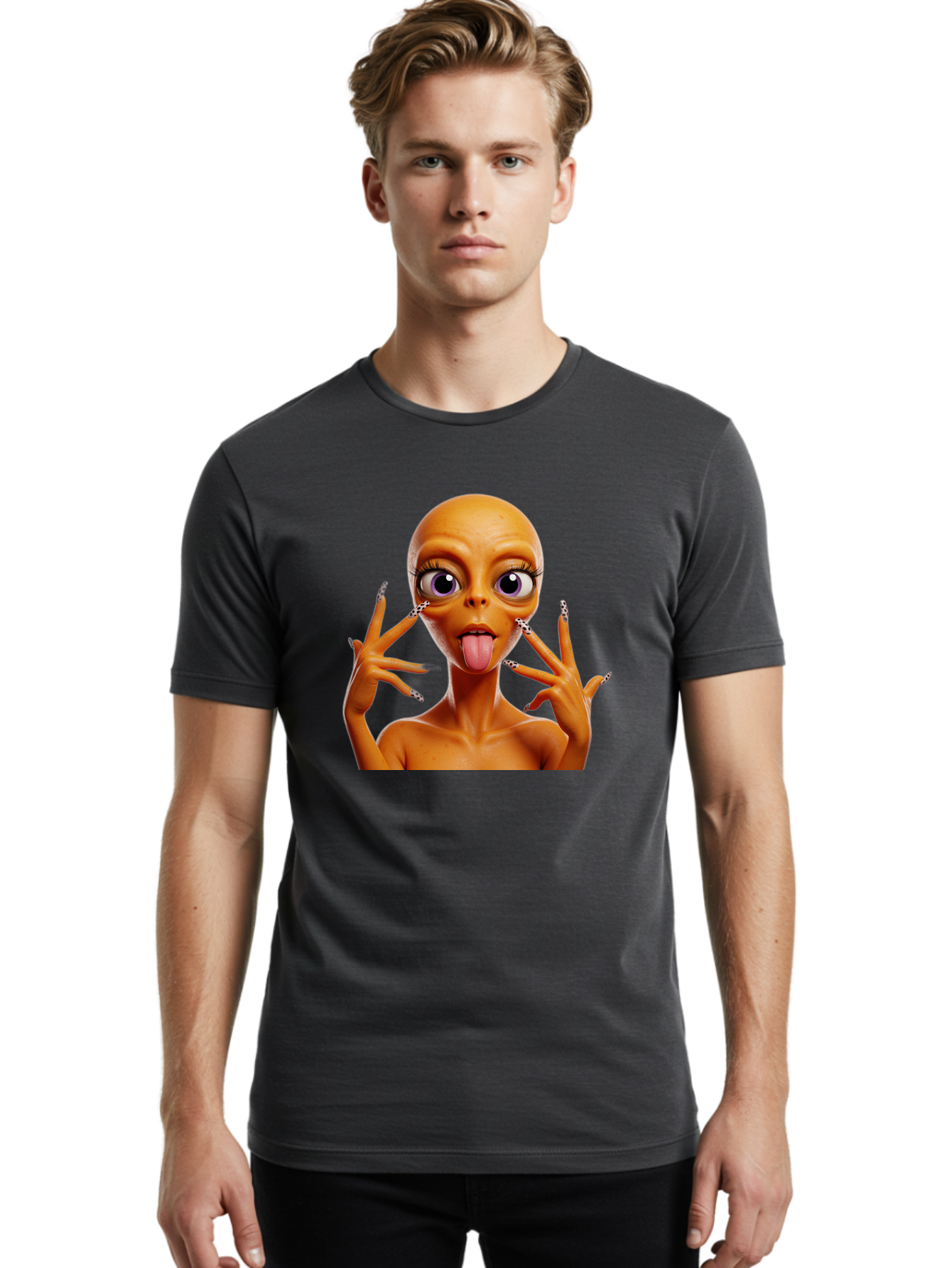 Alien-1 Men'S Graphic Tee, 100% Cotton, Comfortable Casual Summer Wear, Machine Washable, Vintage Camera, Old Camera, Antique Camera, Black Camera, Classic Photography, Photography Equipment, Nostalgic Device, Film Camera, Camera Art Baj906 8