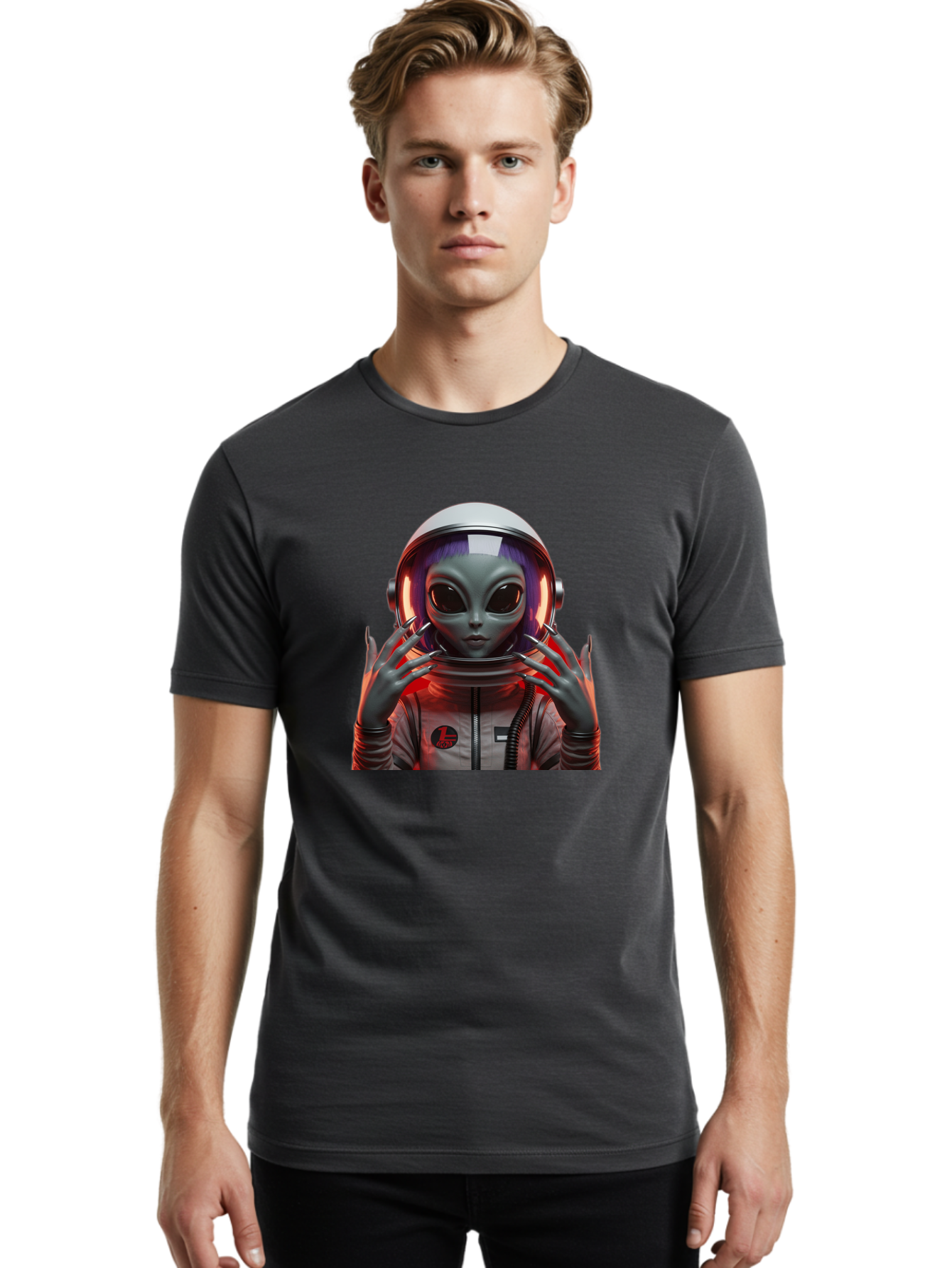 Alien-Astronaut Men'S Graphic Tee, 100% Cotton, Comfortable Casual Summer Wear, Machine Washable, Vintage Camera, Old Camera, Antique Camera, Black Camera, Classic Photography, Photography Equipment, Nostalgic Device, Film Camera, Camera Art Baj908 24