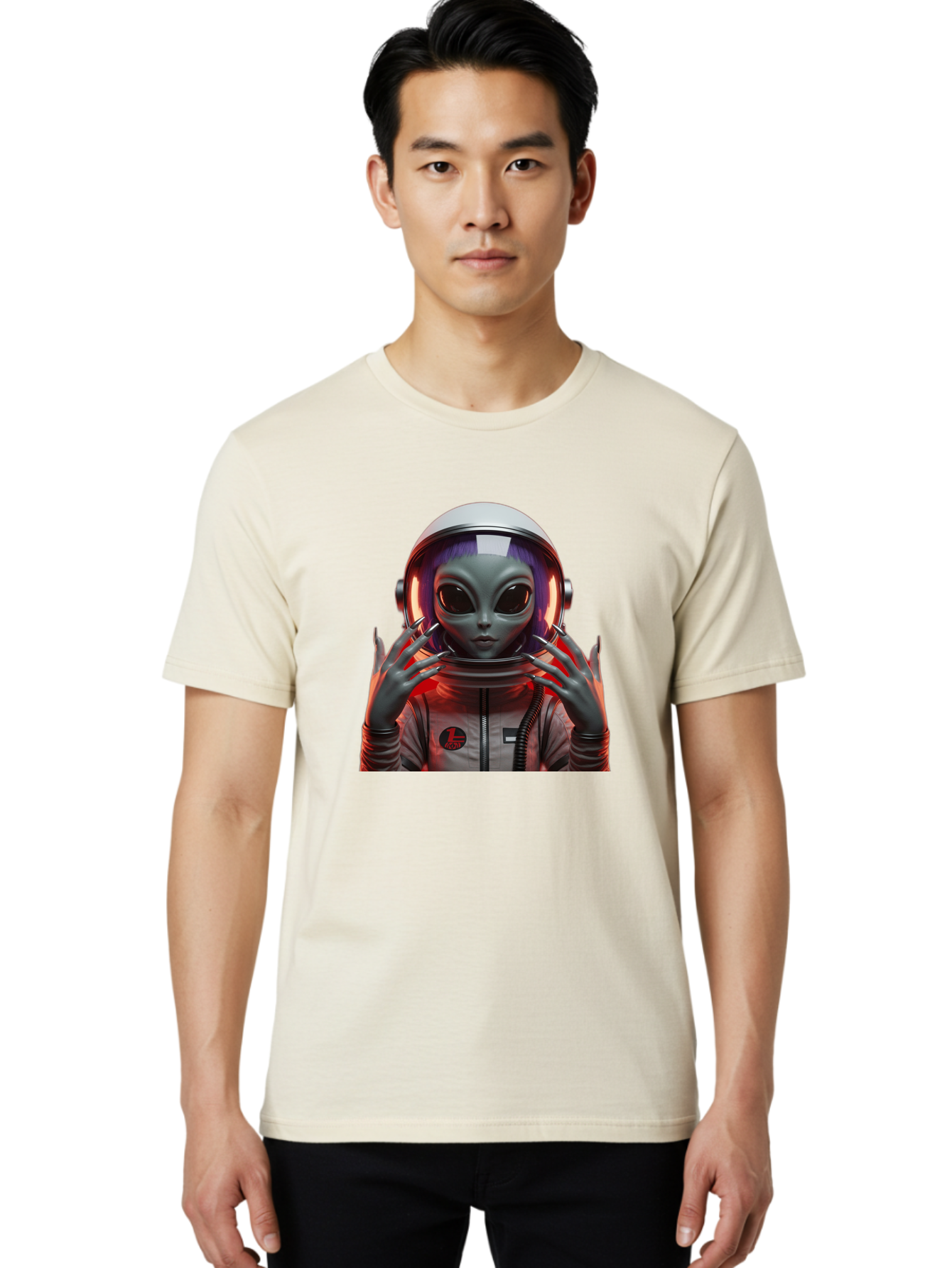 Alien-Astronaut Men'S Graphic Tee, 100% Cotton, Comfortable Casual Summer Wear, Machine Washable, Vintage Camera, Old Camera, Antique Camera, Black Camera, Classic Photography, Photography Equipment, Nostalgic Device, Film Camera, Camera Art Baj908 22
