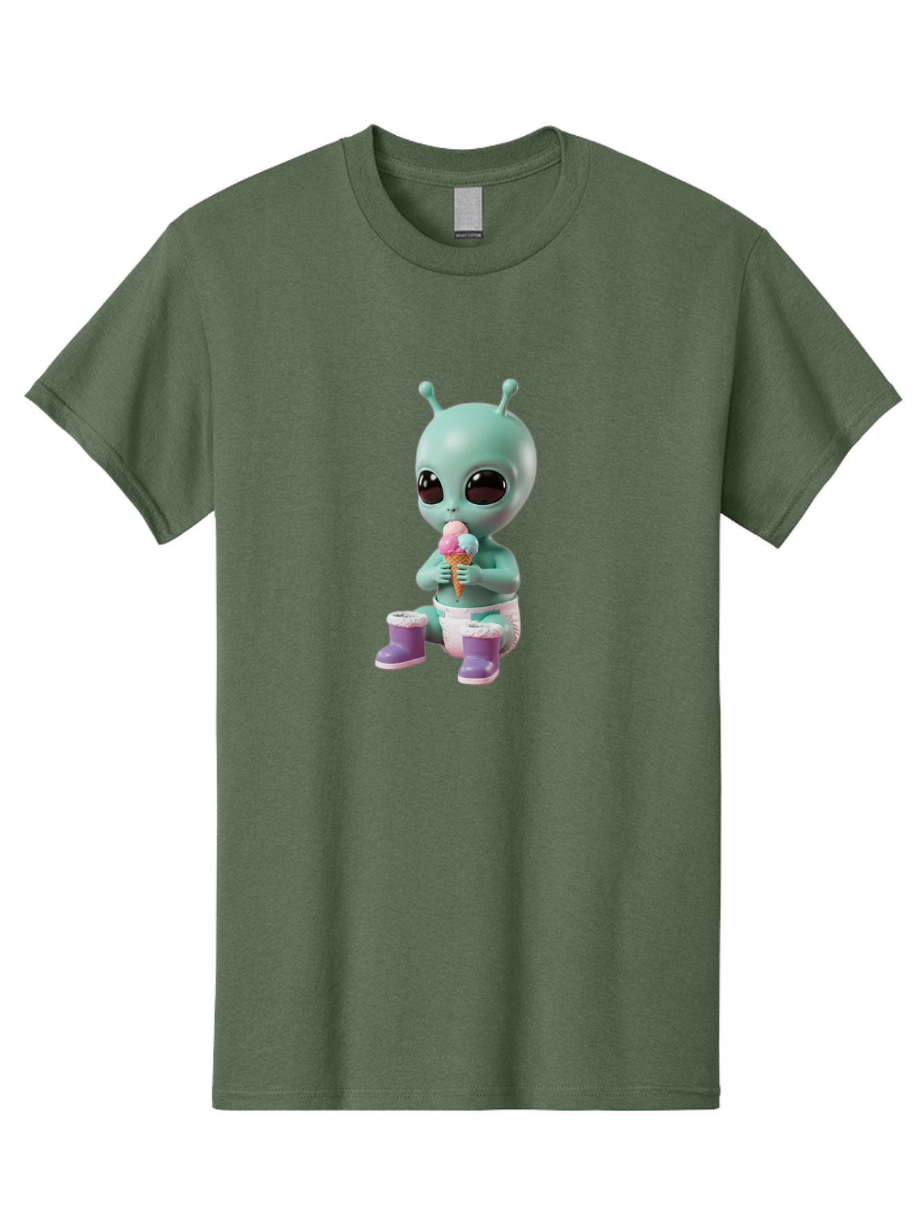 Alien-Eating-Ice-Cream Men'S Graphic Tee, 100% Cotton, Comfortable Casual Summer Wear, Machine Washable, Vintage Camera, Old Camera, Antique Camera, Black Camera, Classic Photography, Photography Equipment, Nostalgic Device, Film Camera, Baj916 3