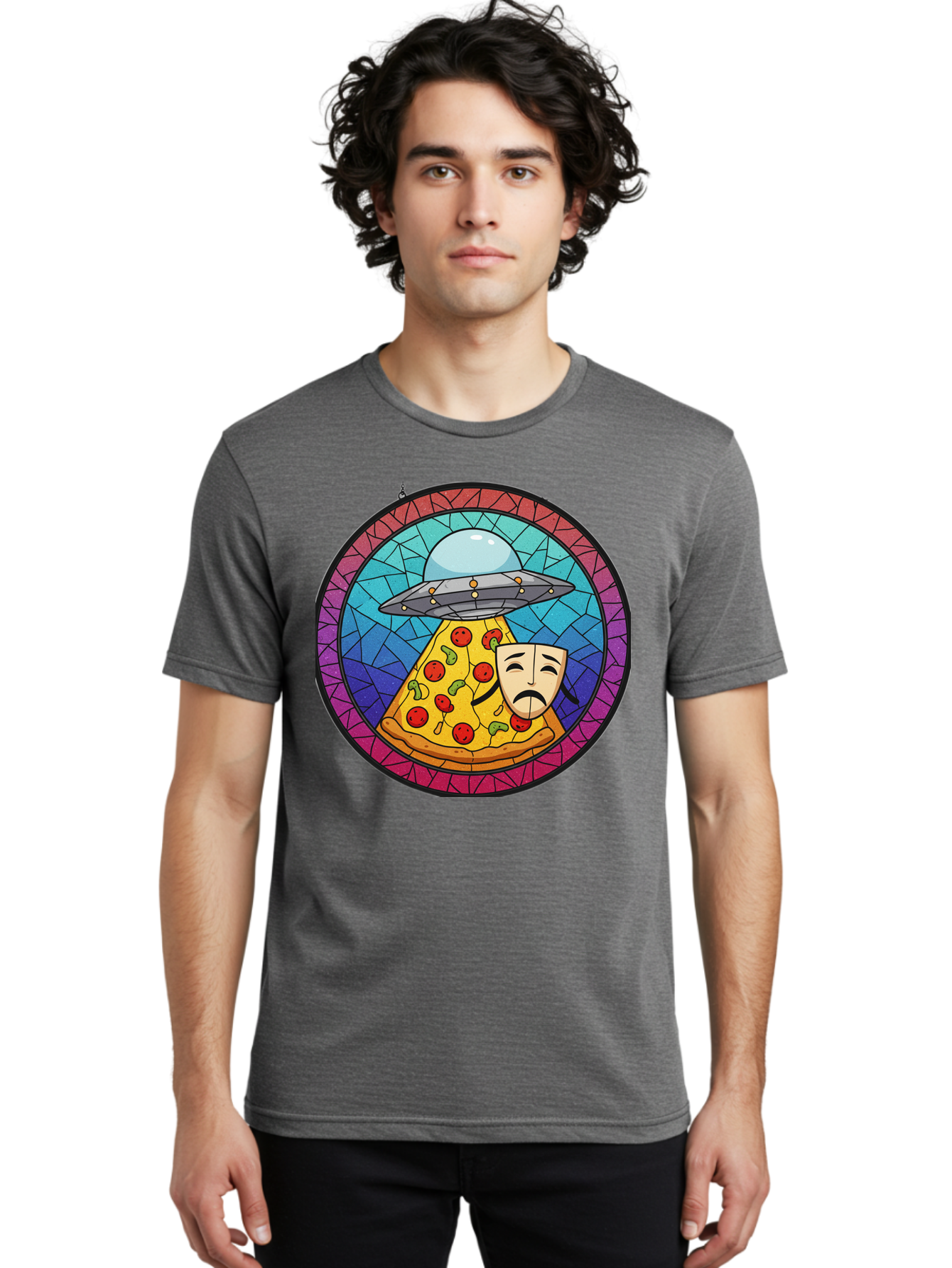 Alien-Pizza Men'S Graphic Tee, 100% Cotton, Comfortable Casual Summer Wear, Machine Washable, Vintage Camera, Old Camera, Antique Camera, Black Camera, Classic Photography, Photography Equipment, Nostalgic Device, Film Camera, Camera Art Baj924 2
