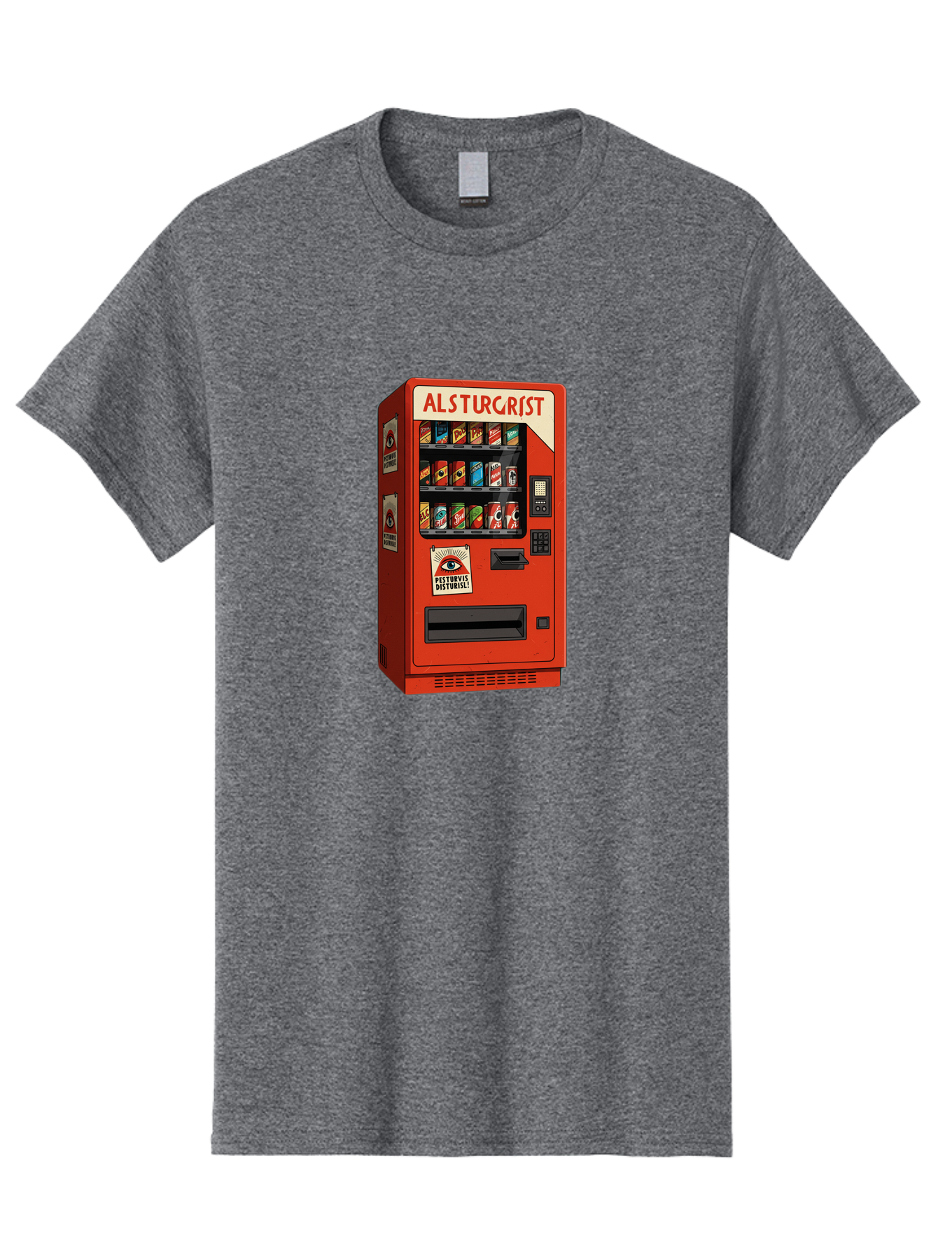 Alsturgrist-Vending-Machine Men'S Graphic Tee, 100% Cotton, Comfortable Casual Summer Wear, Machine Washable, Vintage Camera, Old Camera, Antique Camera, Black Camera, Classic Photography, Photography Equipment, Nostalgic Device, Film Camera, Baj933 5