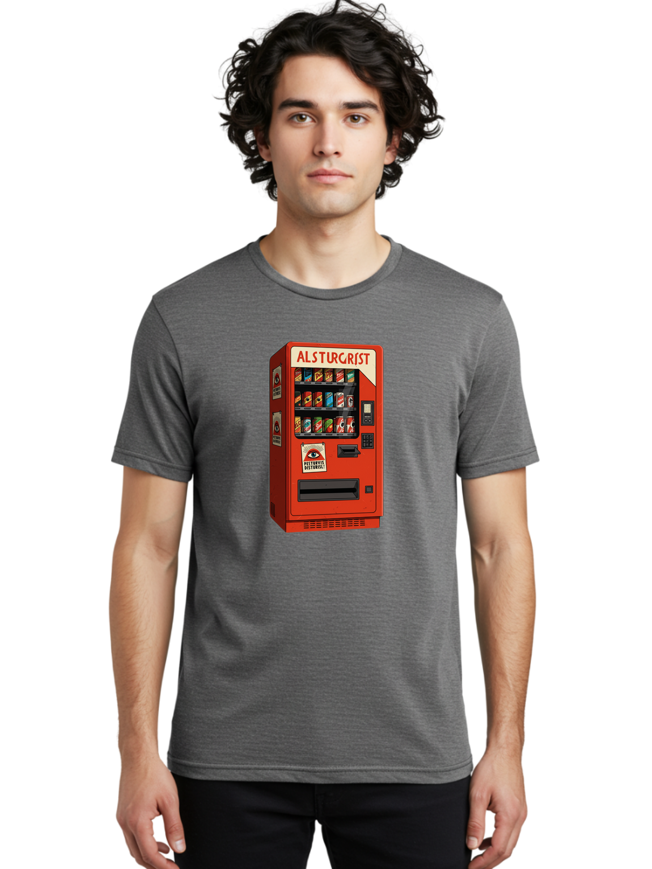 Alsturgrist-Vending-Machine Men'S Graphic Tee, 100% Cotton, Comfortable Casual Summer Wear, Machine Washable, Vintage Camera, Old Camera, Antique Camera, Black Camera, Classic Photography, Photography Equipment, Nostalgic Device, Film Camera, Baj933 6