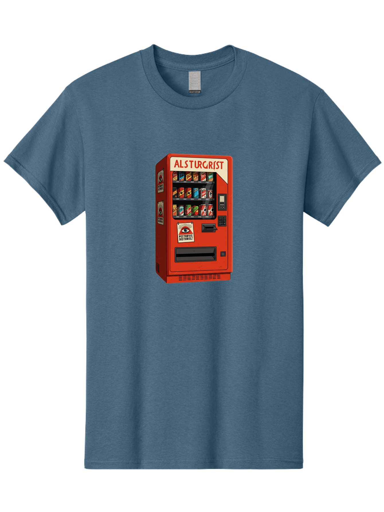 Alsturgrist-Vending-Machine Men'S Graphic Tee, 100% Cotton, Comfortable Casual Summer Wear, Machine Washable, Vintage Camera, Old Camera, Antique Camera, Black Camera, Classic Photography, Photography Equipment, Nostalgic Device, Film Camera, Baj933 21