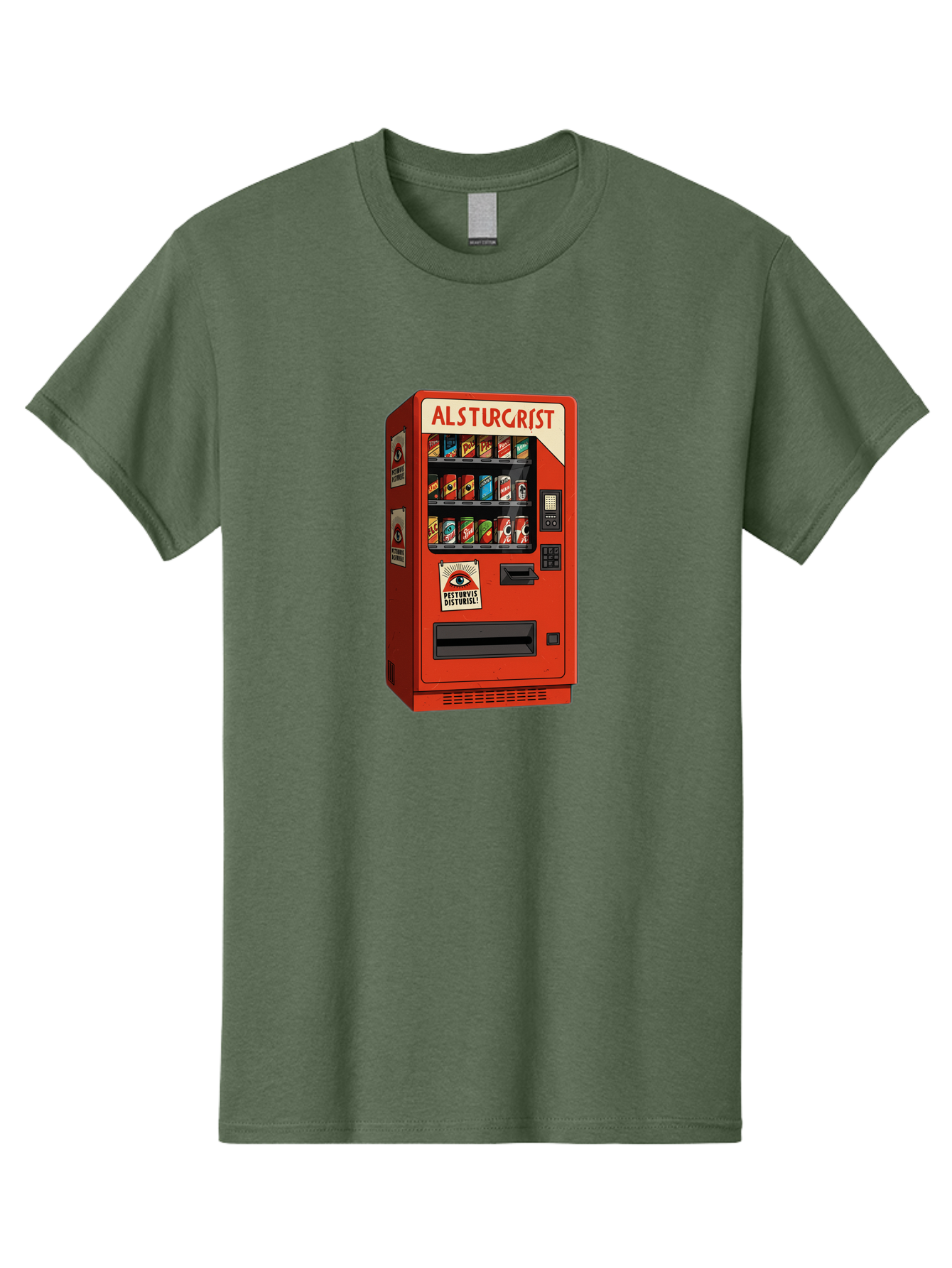 Alsturgrist-Vending-Machine Men'S Graphic Tee, 100% Cotton, Comfortable Casual Summer Wear, Machine Washable, Vintage Camera, Old Camera, Antique Camera, Black Camera, Classic Photography, Photography Equipment, Nostalgic Device, Film Camera, Baj933 13