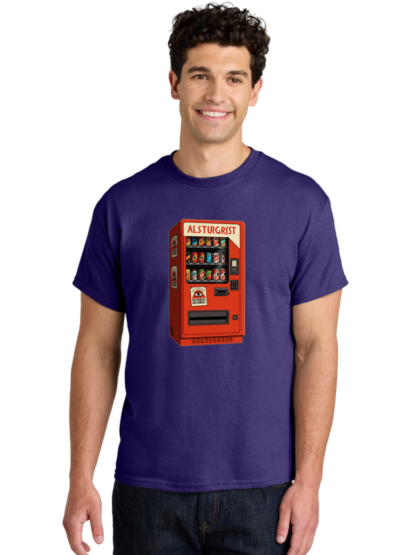 Alsturgrist-Vending-Machine Men'S Graphic Tee, 100% Cotton, Comfortable Casual Summer Wear, Machine Washable, Vintage Camera, Old Camera, Antique Camera, Black Camera, Classic Photography, Photography Equipment, Nostalgic Device, Film Camera, Baj933 20