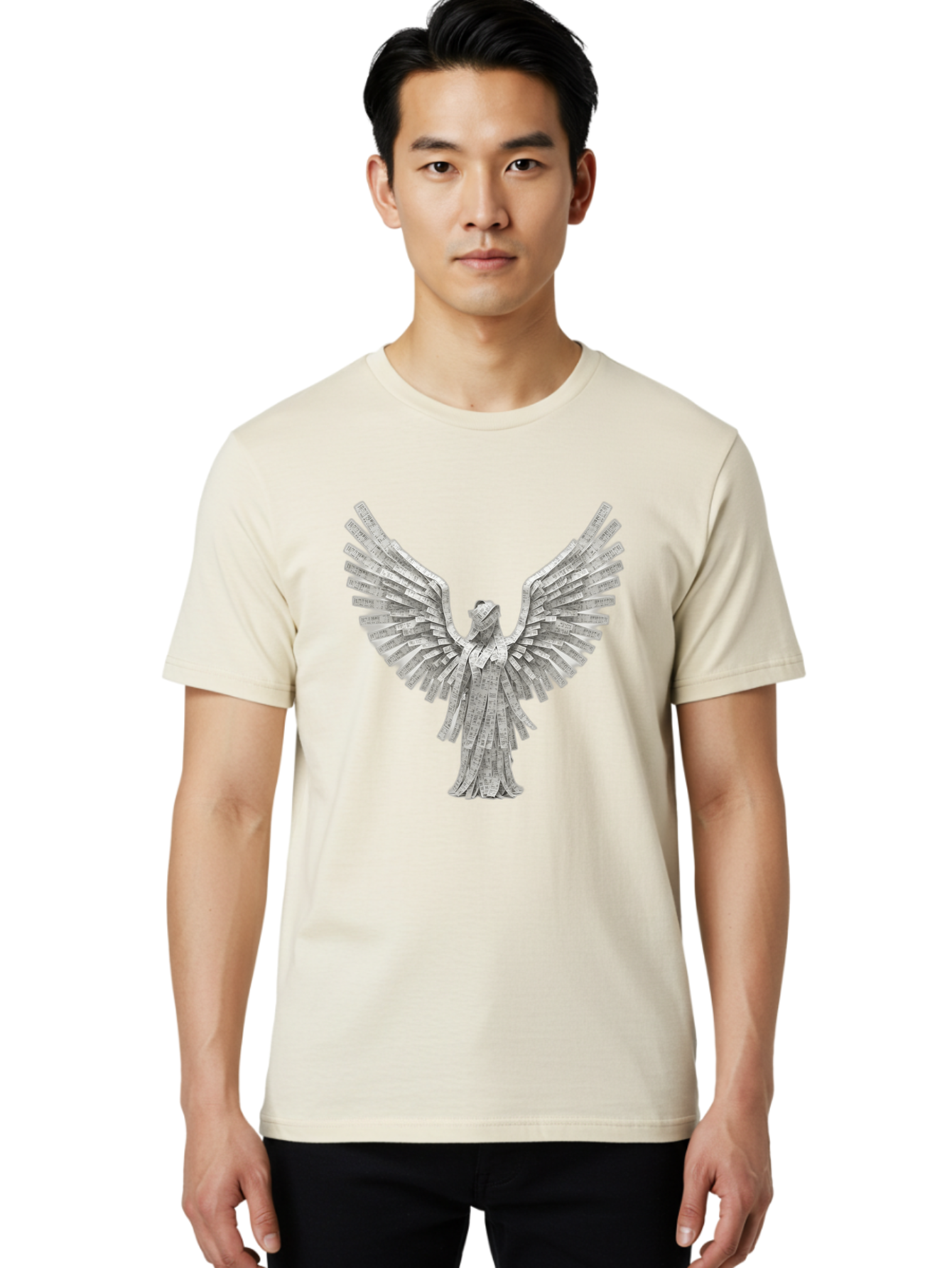 Angel-Origami-1 Men'S Graphic Tee, 100% Cotton, Comfortable Casual Summer Wear, Machine Washable, Vintage Camera, Old Camera, Antique Camera, Black Camera, Classic Photography, Photography Equipment, Nostalgic Device, Film Camera, Camera Art Baj939 14