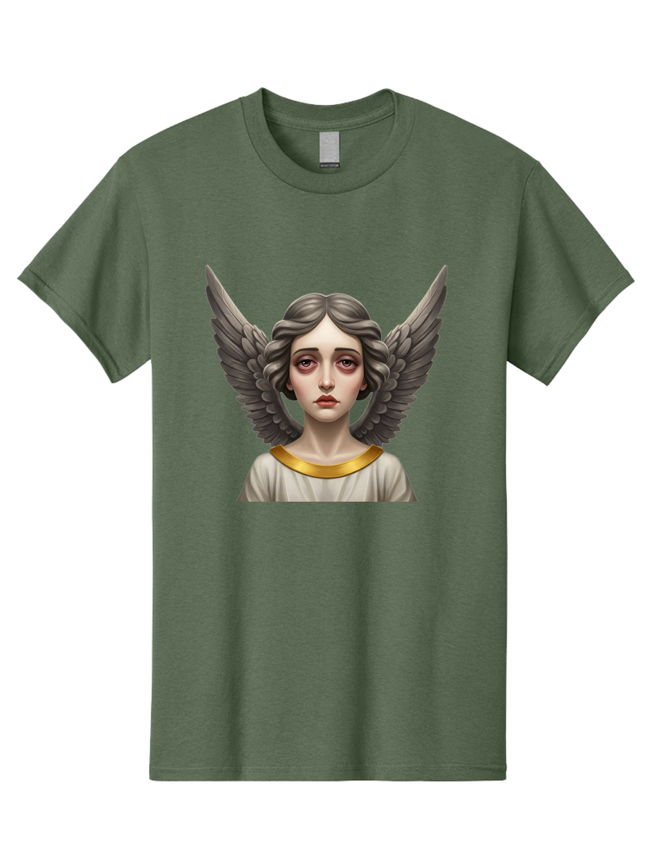 Angel-Portrait Men'S Graphic Tee, 100% Cotton, Comfortable Casual Summer Wear, Machine Washable, Vintage Camera, Old Camera, Antique Camera, Black Camera, Classic Photography, Photography Equipment, Nostalgic Device, Film Camera, Camera Art Baj942 25