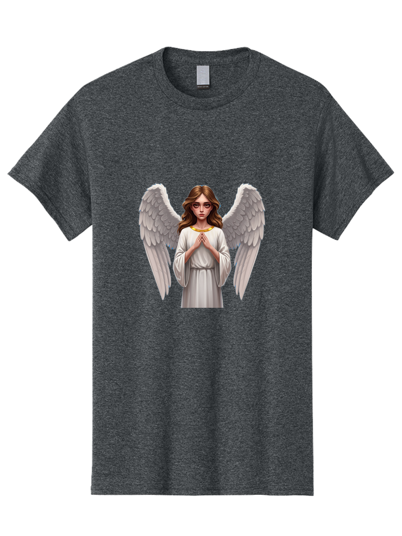 Angel-Praying Men'S Graphic Tee, 100% Cotton, Comfortable Casual Summer Wear, Machine Washable, Vintage Camera, Old Camera, Antique Camera, Black Camera, Classic Photography, Photography Equipment, Nostalgic Device, Film Camera, Camera Art Baj943 23