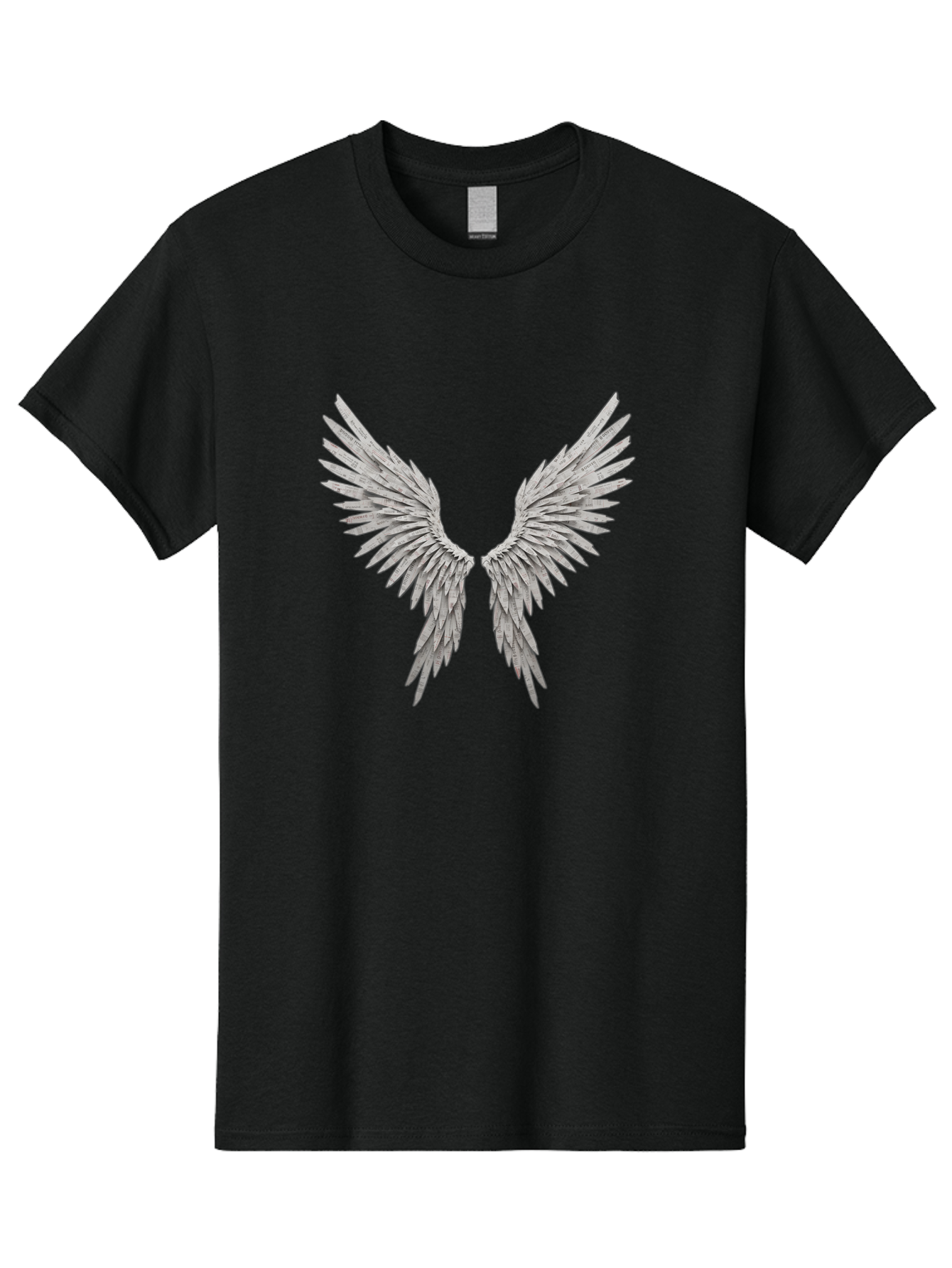 Angel-Wings-1 Men'S Graphic Tee, 100% Cotton, Comfortable Casual Summer Wear, Machine Washable, Vintage Camera, Old Camera, Antique Camera, Black Camera, Classic Photography, Photography Equipment, Nostalgic Device, Film Camera, Camera Art Baj945 3