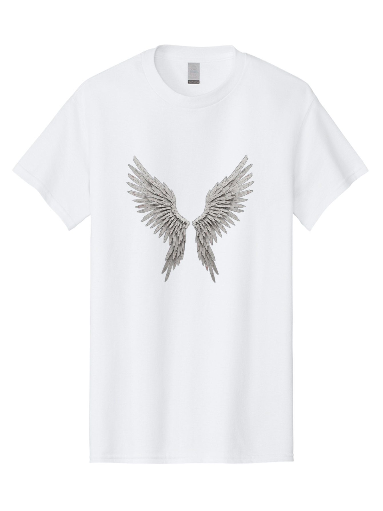 Angel-Wings-1 Men'S Graphic Tee, 100% Cotton, Comfortable Casual Summer Wear, Machine Washable, Vintage Camera, Old Camera, Antique Camera, Black Camera, Classic Photography, Photography Equipment, Nostalgic Device, Film Camera, Camera Art Baj945 1