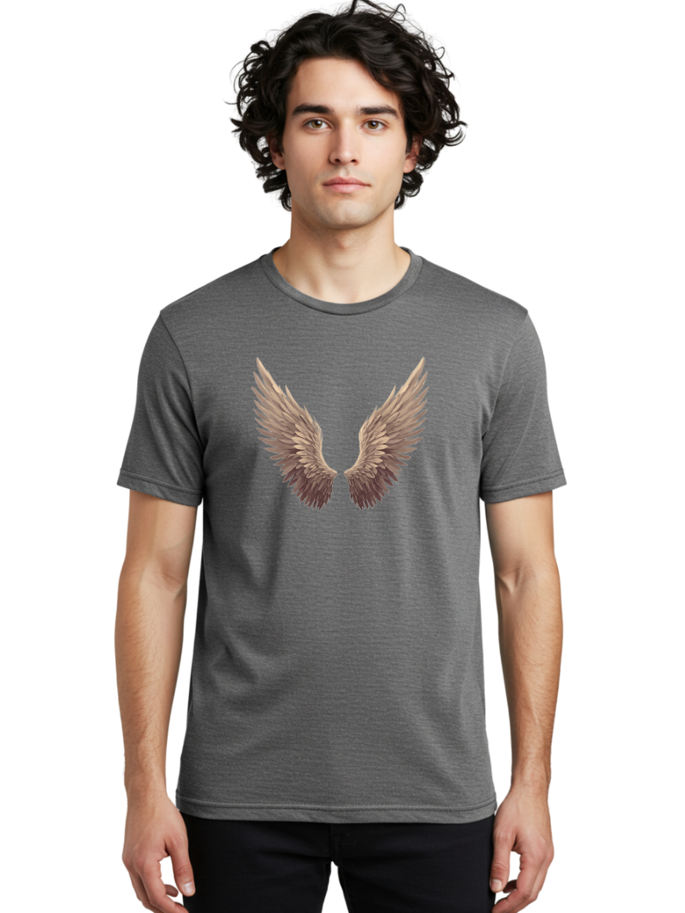 Angel-Wings-2 Men'S Graphic Tee, 100% Cotton, Comfortable Casual Summer Wear, Machine Washable, Vintage Camera, Old Camera, Antique Camera, Black Camera, Classic Photography, Photography Equipment, Nostalgic Device, Film Camera, Camera Art Baj946 4