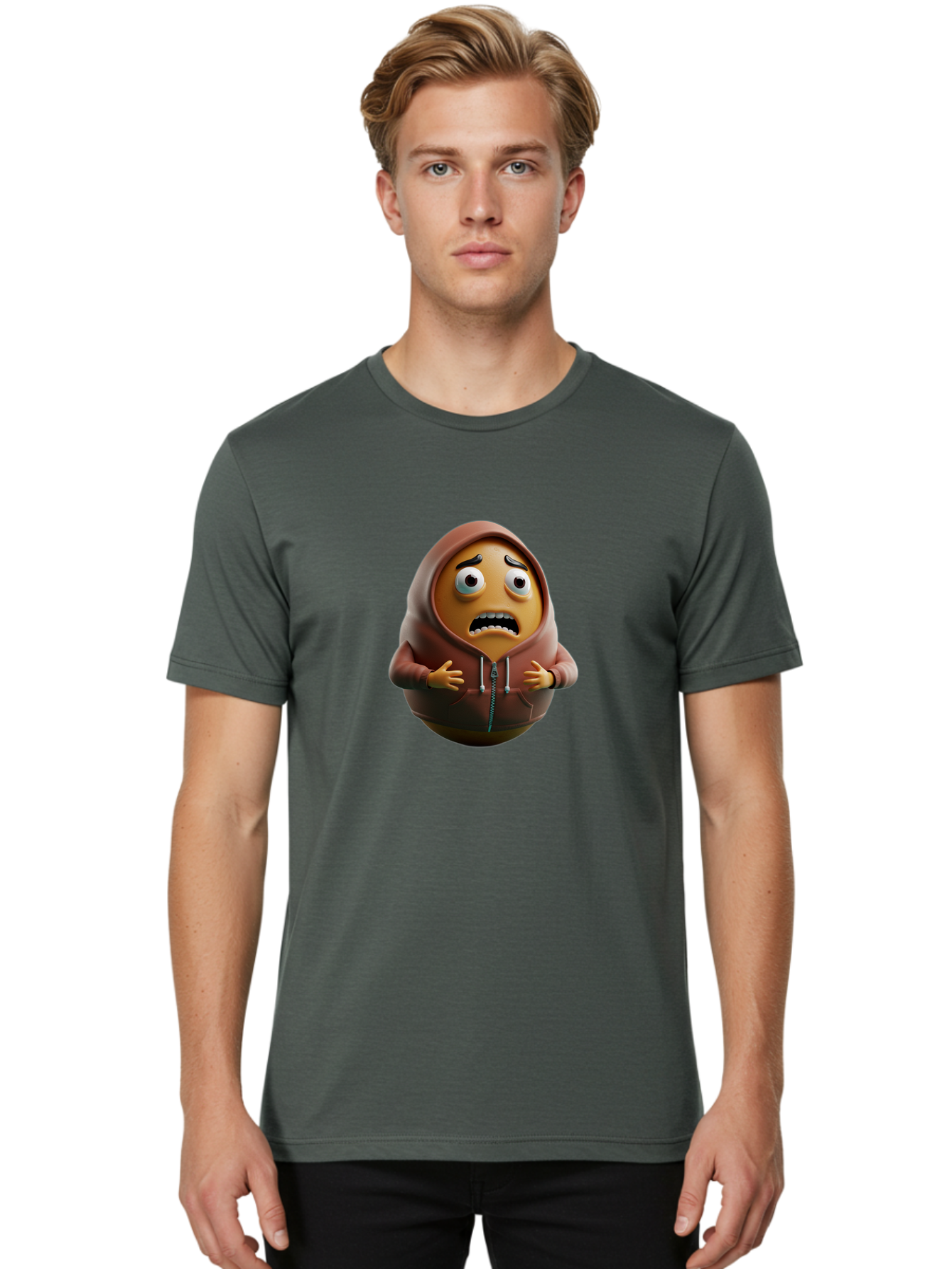 Angry-Emoji-Hoodie Men'S Graphic Tee, 100% Cotton, Comfortable Casual Summer Wear, Machine Washable, Vintage Camera, Old Camera, Antique Camera, Black Camera, Classic Photography, Photography Equipment, Nostalgic Device, Film Camera, Baj951 12