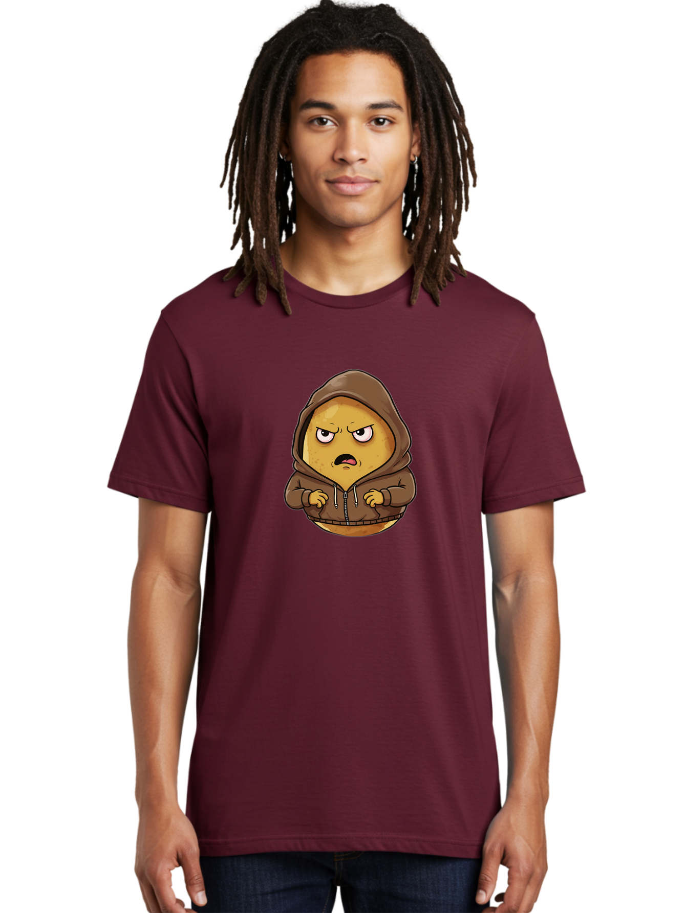 Angry-Potato-1 Men'S Graphic Tee, 100% Cotton, Comfortable Casual Summer Wear, Machine Washable, Vintage Camera, Old Camera, Antique Camera, Black Camera, Classic Photography, Photography Equipment, Nostalgic Device, Film Camera, Camera Art Baj959 4