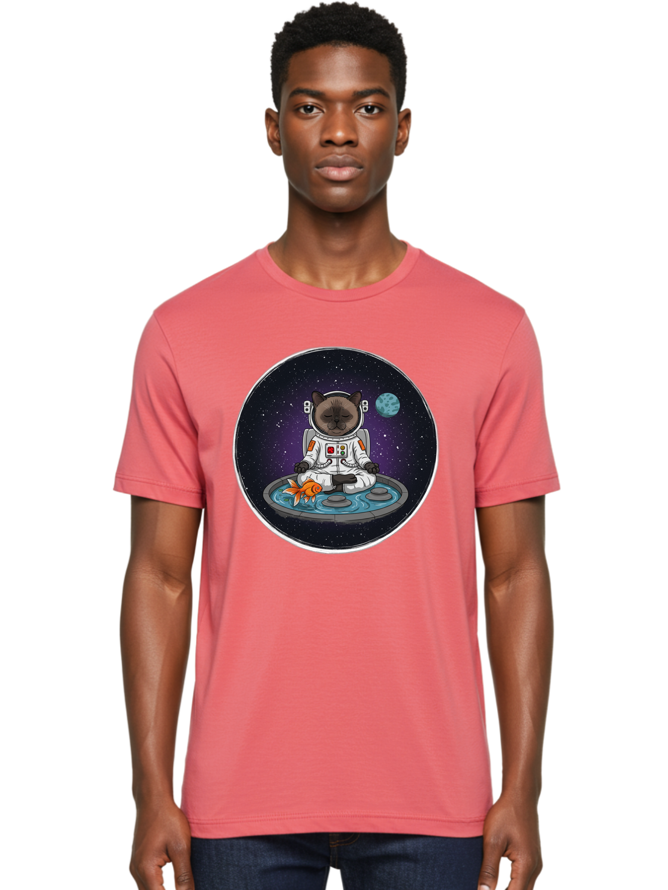 Astronaut-Cat-Meditating Men'S Graphic Tee, 100% Cotton, Comfortable Casual Summer Wear, Machine Washable, Vintage Camera, Old Camera, Antique Camera, Black Camera, Classic Photography, Photography Equipment, Nostalgic Device, Film Camera, Baj965 12