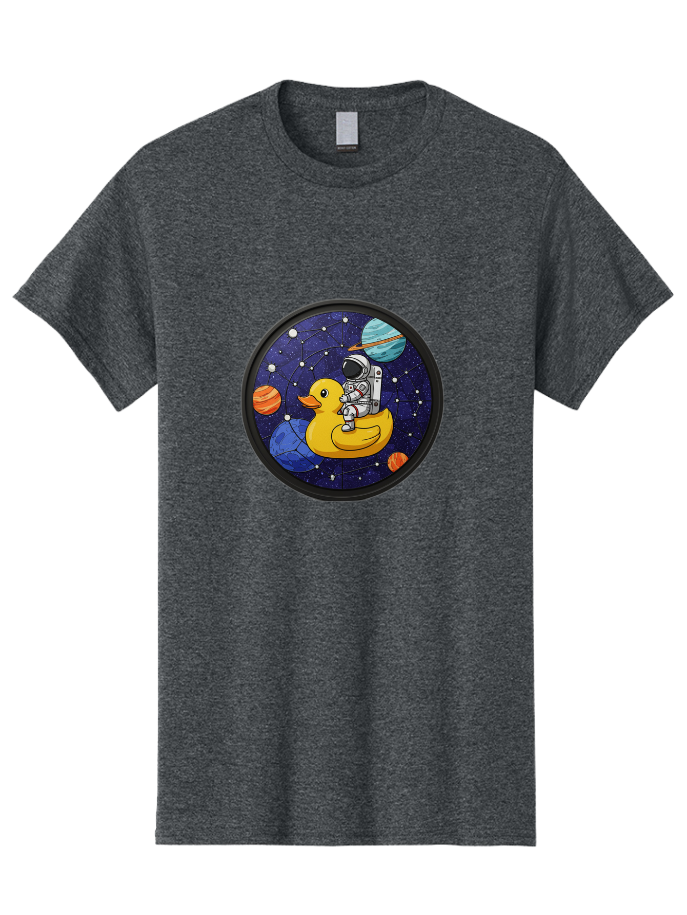 Astronaut-On-Duck-1 Men'S Graphic Tee, 100% Cotton, Comfortable Casual Summer Wear, Machine Washable, Vintage Camera, Old Camera, Antique Camera, Black Camera, Classic Photography, Photography Equipment, Nostalgic Device, Film Camera, Baj970 27