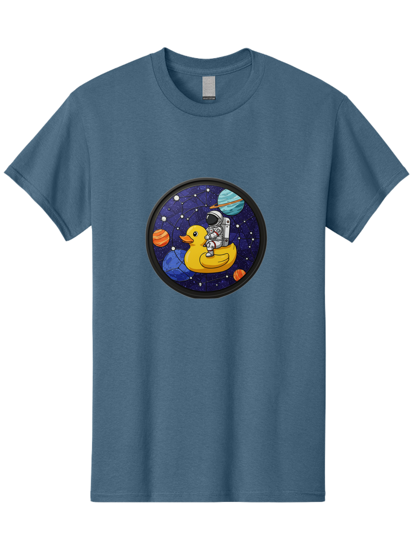 Astronaut-On-Duck-1 Men'S Graphic Tee, 100% Cotton, Comfortable Casual Summer Wear, Machine Washable, Vintage Camera, Old Camera, Antique Camera, Black Camera, Classic Photography, Photography Equipment, Nostalgic Device, Film Camera, Baj970 9