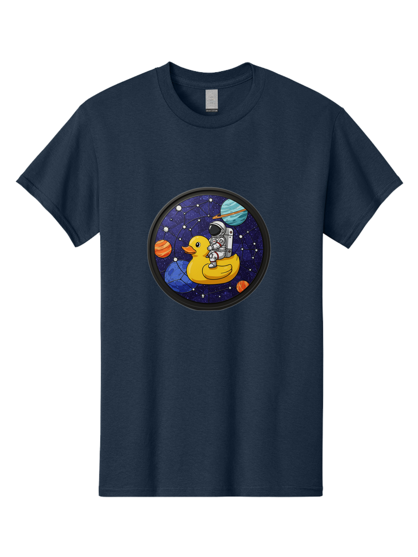 Astronaut-On-Duck-1 Men'S Graphic Tee, 100% Cotton, Comfortable Casual Summer Wear, Machine Washable, Vintage Camera, Old Camera, Antique Camera, Black Camera, Classic Photography, Photography Equipment, Nostalgic Device, Film Camera, Baj970 23