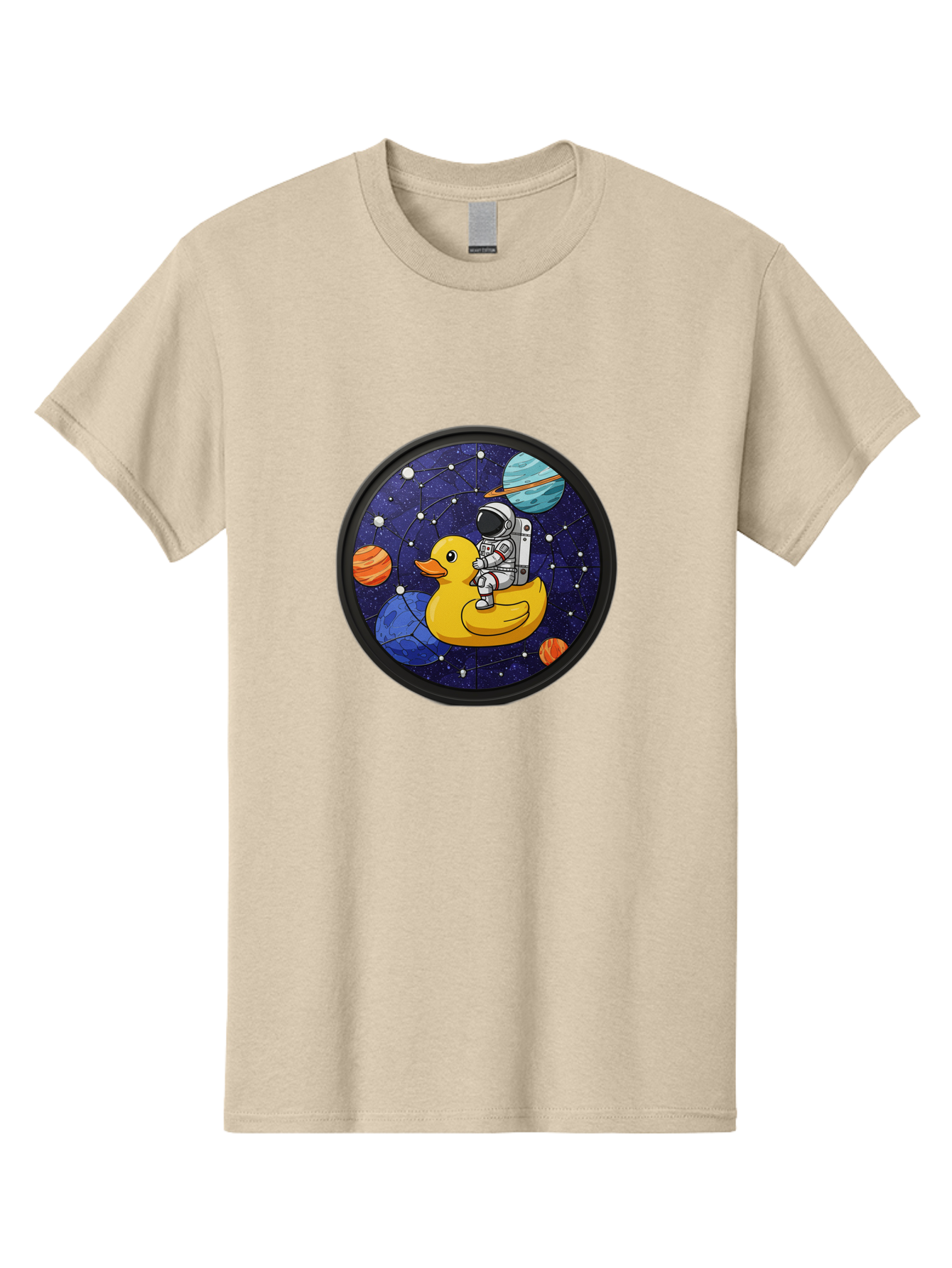 Astronaut-On-Duck-1 Men'S Graphic Tee, 100% Cotton, Comfortable Casual Summer Wear, Machine Washable, Vintage Camera, Old Camera, Antique Camera, Black Camera, Classic Photography, Photography Equipment, Nostalgic Device, Film Camera, Baj970 21