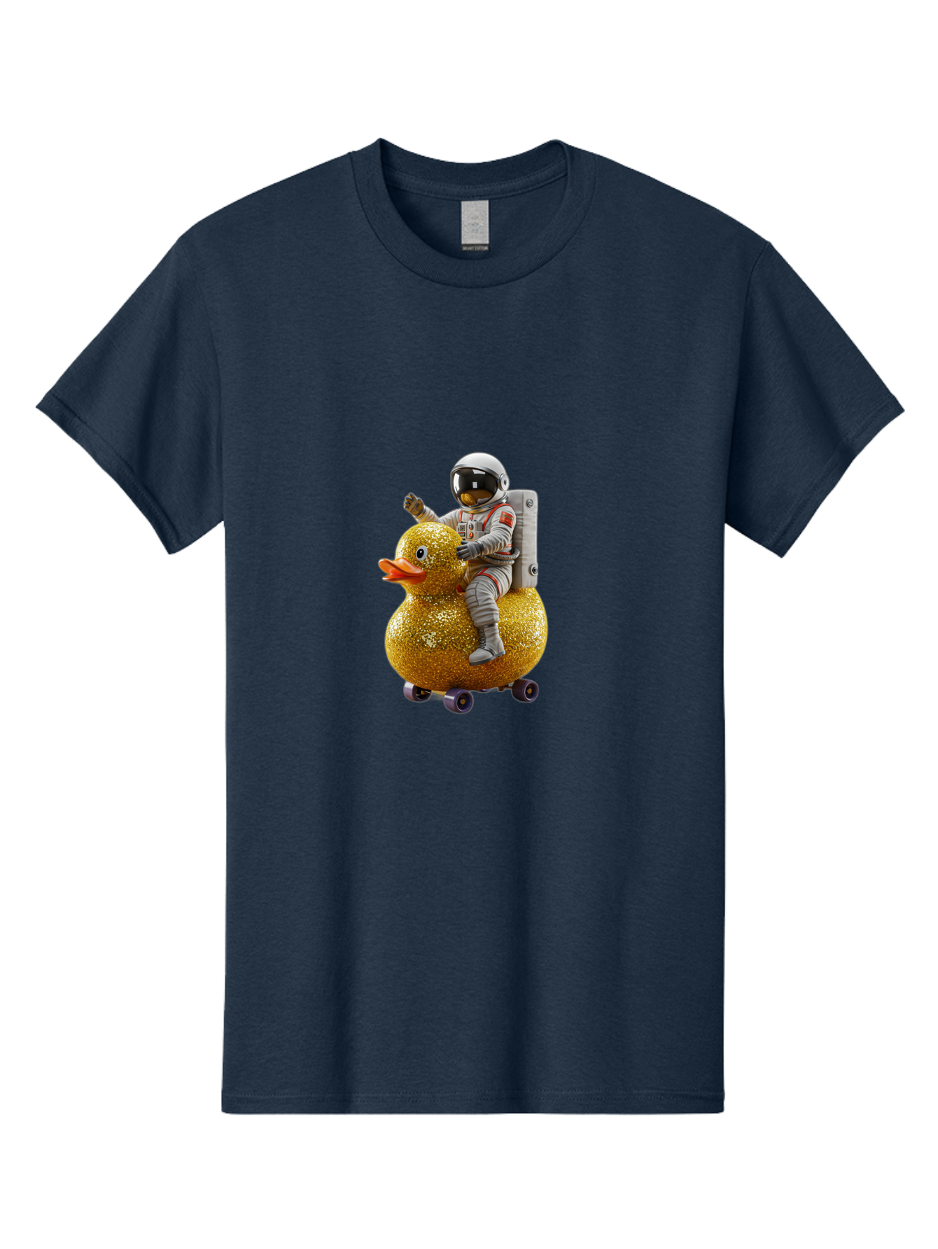 Astronaut-On-Gold-Duck Men'S Graphic Tee, 100% Cotton, Comfortable Casual Summer Wear, Machine Washable, Vintage Camera, Old Camera, Antique Camera, Black Camera, Classic Photography, Photography Equipment, Nostalgic Device, Film Camera, Baj973 9