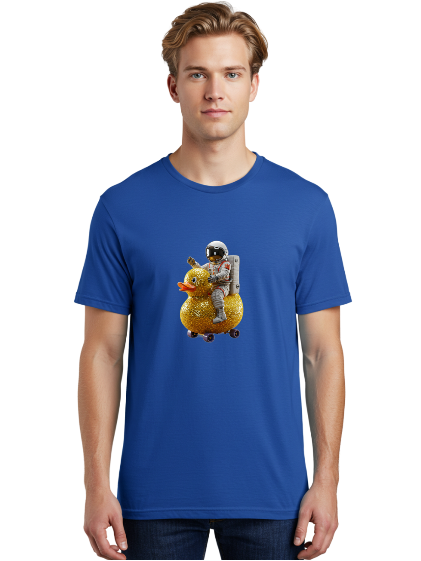 Astronaut-On-Gold-Duck Men'S Graphic Tee, 100% Cotton, Comfortable Casual Summer Wear, Machine Washable, Vintage Camera, Old Camera, Antique Camera, Black Camera, Classic Photography, Photography Equipment, Nostalgic Device, Film Camera, Baj973 26
