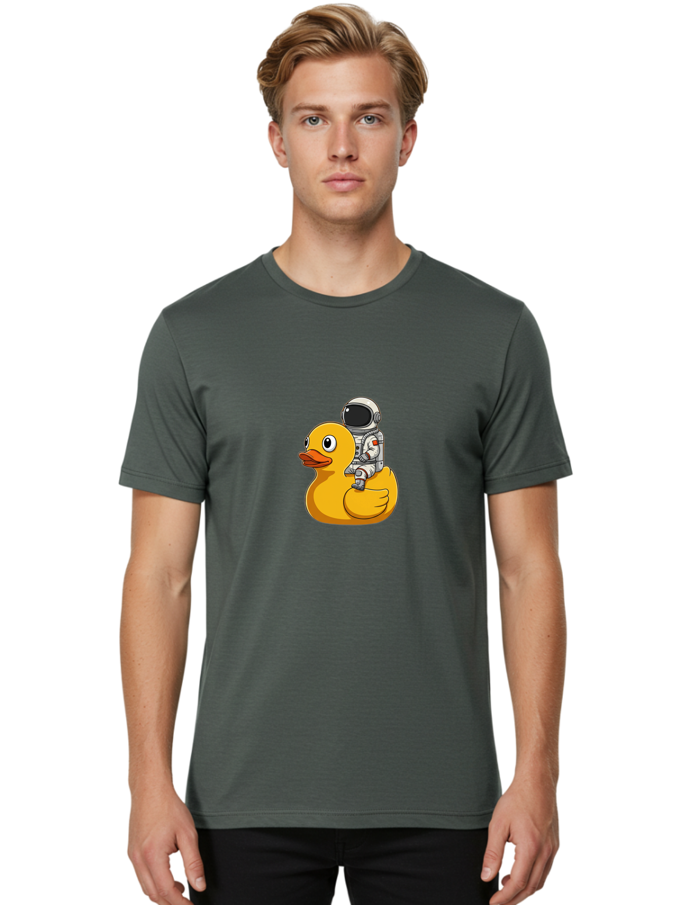 Astronaut-On-Rubber-Duck Men'S Graphic Tee, 100% Cotton, Comfortable Casual Summer Wear, Machine Washable, Vintage Camera, Old Camera, Antique Camera, Black Camera, Classic Photography, Photography Equipment, Nostalgic Device, Film Camera, Baj974 6