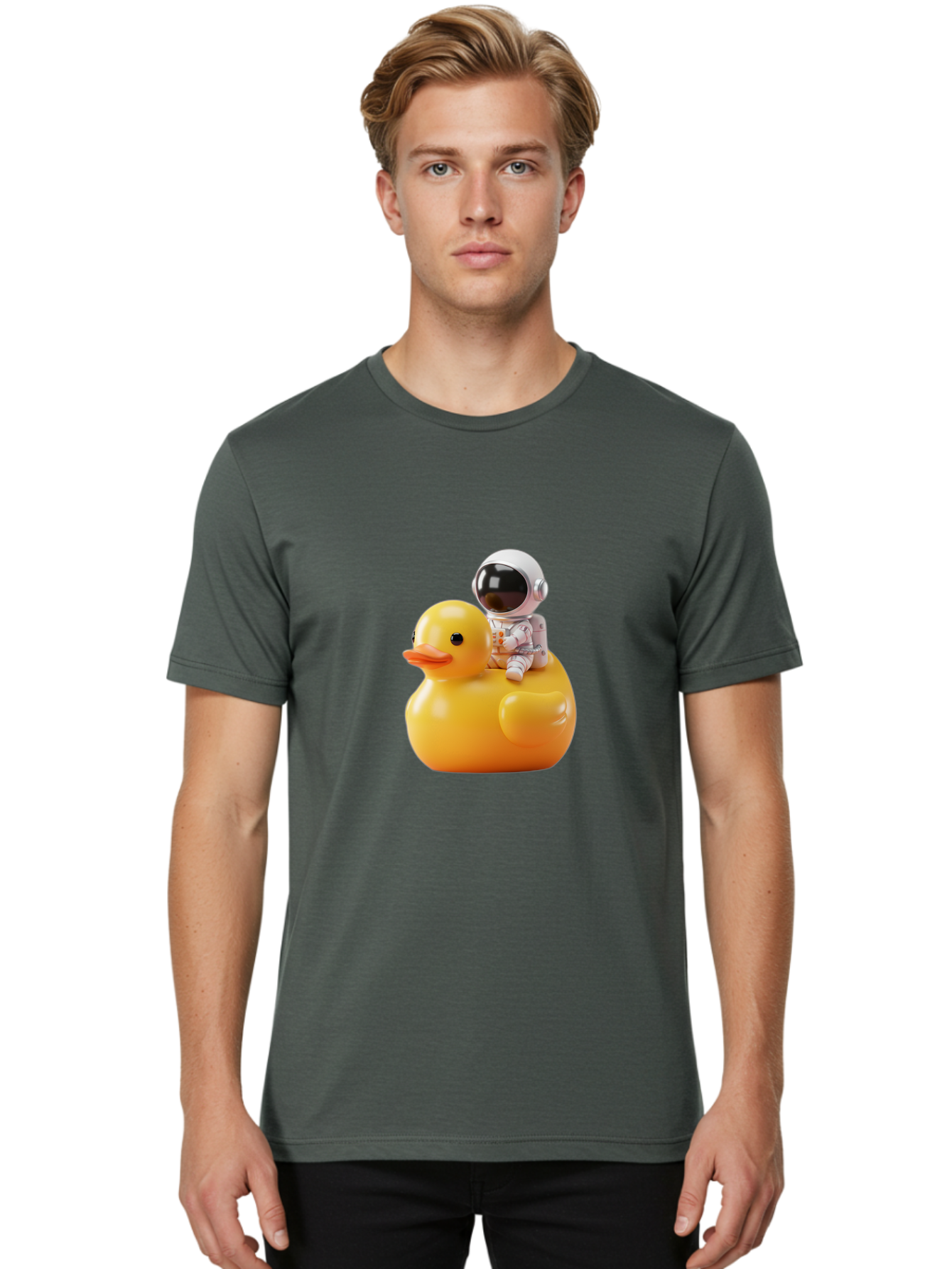 Astronaut-Riding-Rubber-Duck-2 Men'S Graphic Tee, 100% Cotton, Comfortable Casual Summer Wear, Machine Washable, Vintage Camera, Old Camera, Antique Camera, Black Camera, Classic Photography, Photography Equipment, Nostalgic Device, Baj978 28