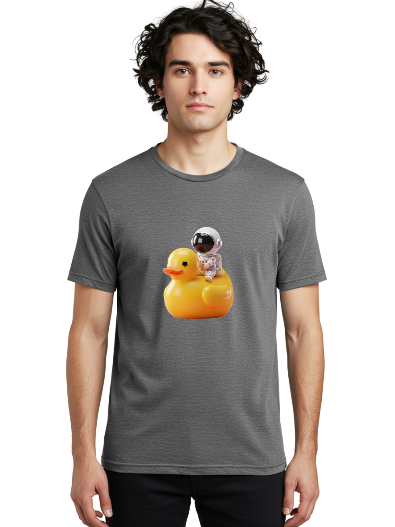Astronaut-Riding-Rubber-Duck-2 Men'S Graphic Tee, 100% Cotton, Comfortable Casual Summer Wear, Machine Washable, Vintage Camera, Old Camera, Antique Camera, Black Camera, Classic Photography, Photography Equipment, Nostalgic Device, Baj978 16