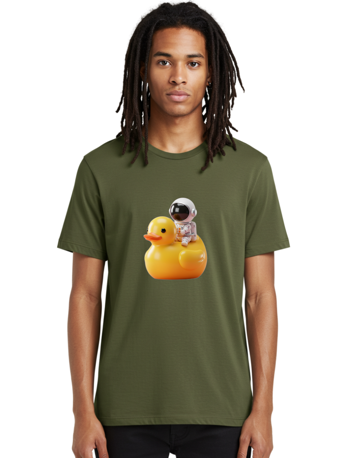 Astronaut-Riding-Rubber-Duck-2 Men'S Graphic Tee, 100% Cotton, Comfortable Casual Summer Wear, Machine Washable, Vintage Camera, Old Camera, Antique Camera, Black Camera, Classic Photography, Photography Equipment, Nostalgic Device, Baj978 4