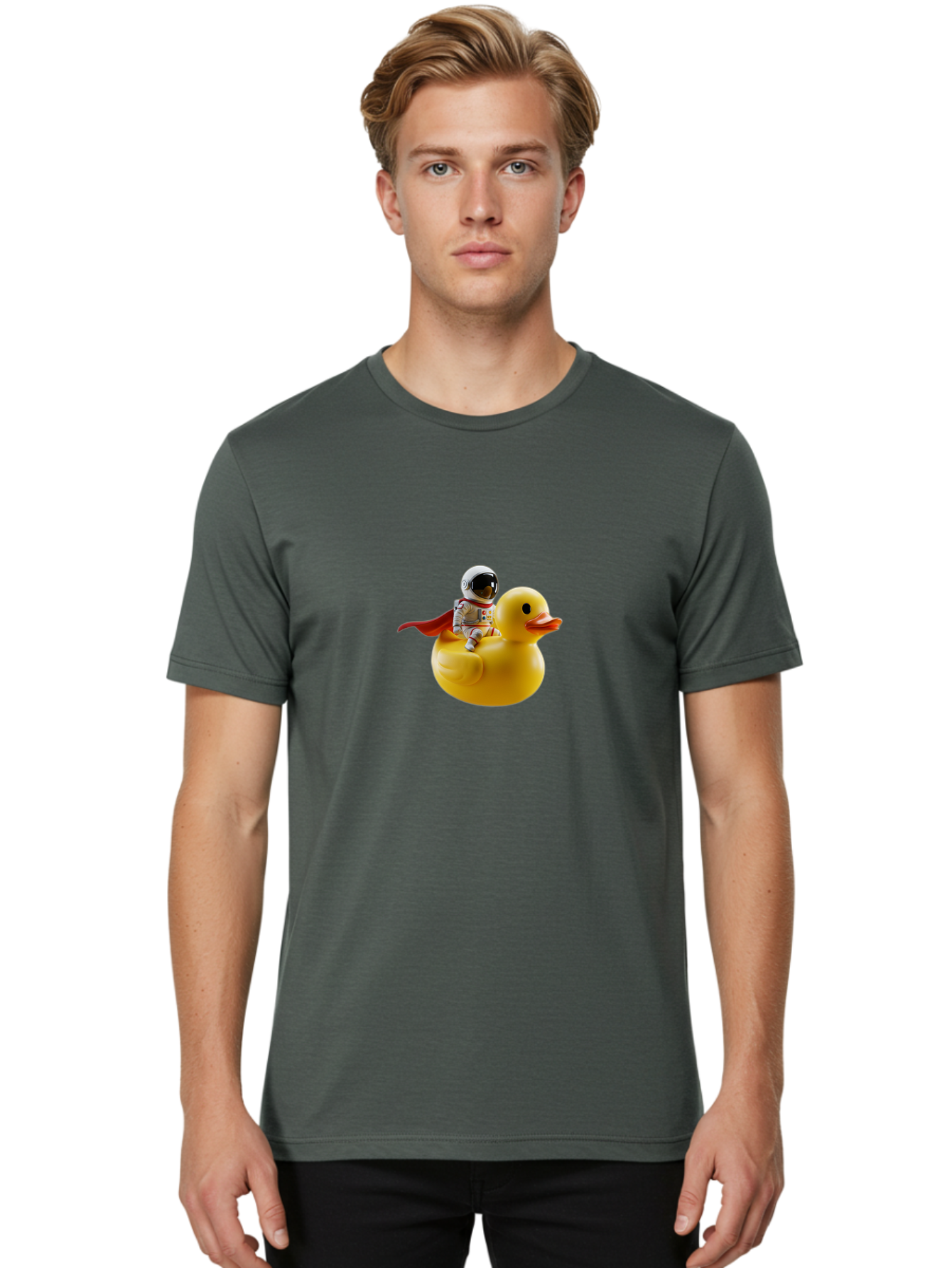 Astronaut-Riding-Rubber-Duck-3 Men'S Graphic Tee, 100% Cotton, Comfortable Casual Summer Wear, Machine Washable, Vintage Camera, Old Camera, Antique Camera, Black Camera, Classic Photography, Photography Equipment, Nostalgic Device, Baj979 26